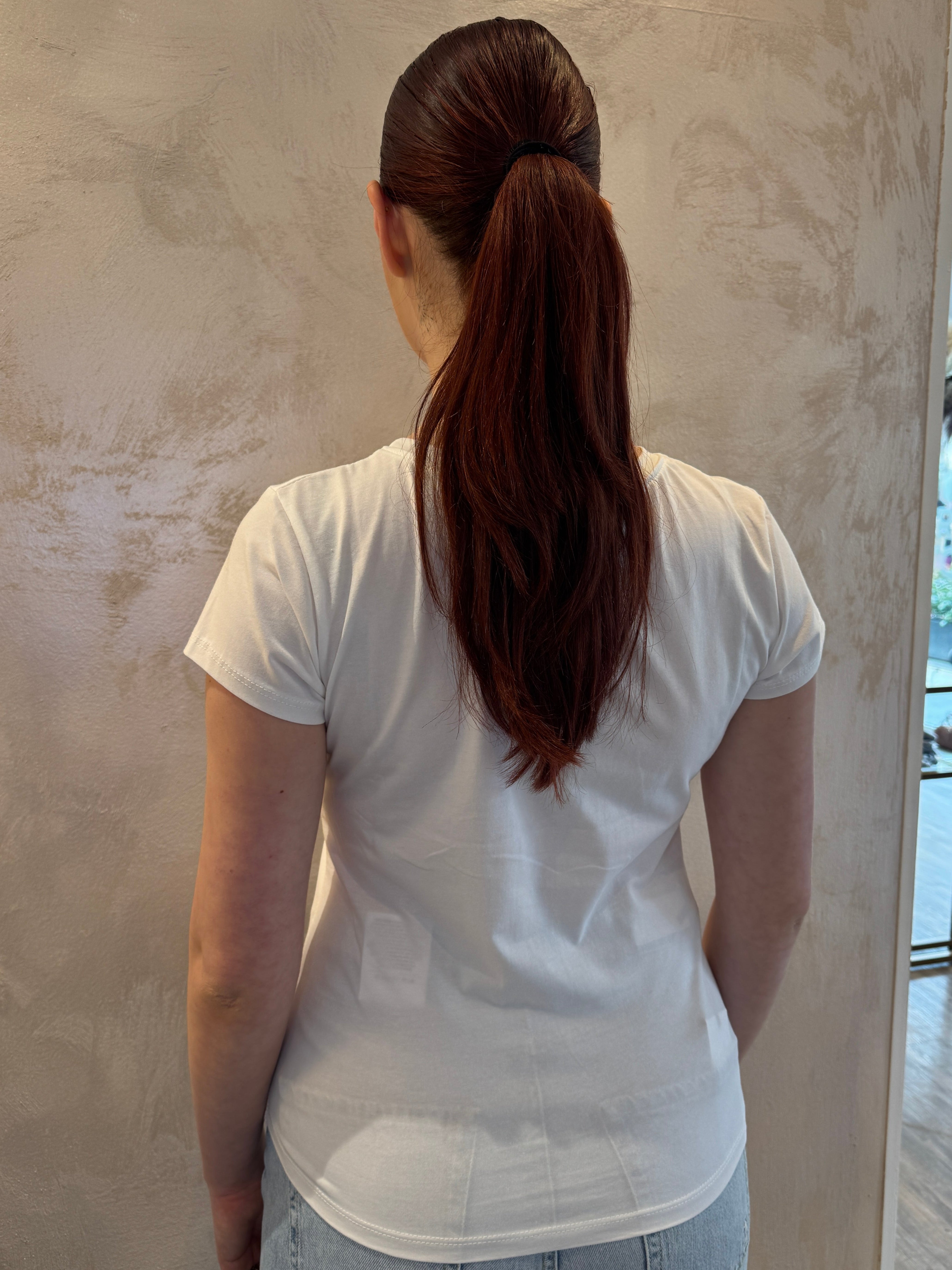 T-shirt "No vabbè"con scritta beige - VYNEA
