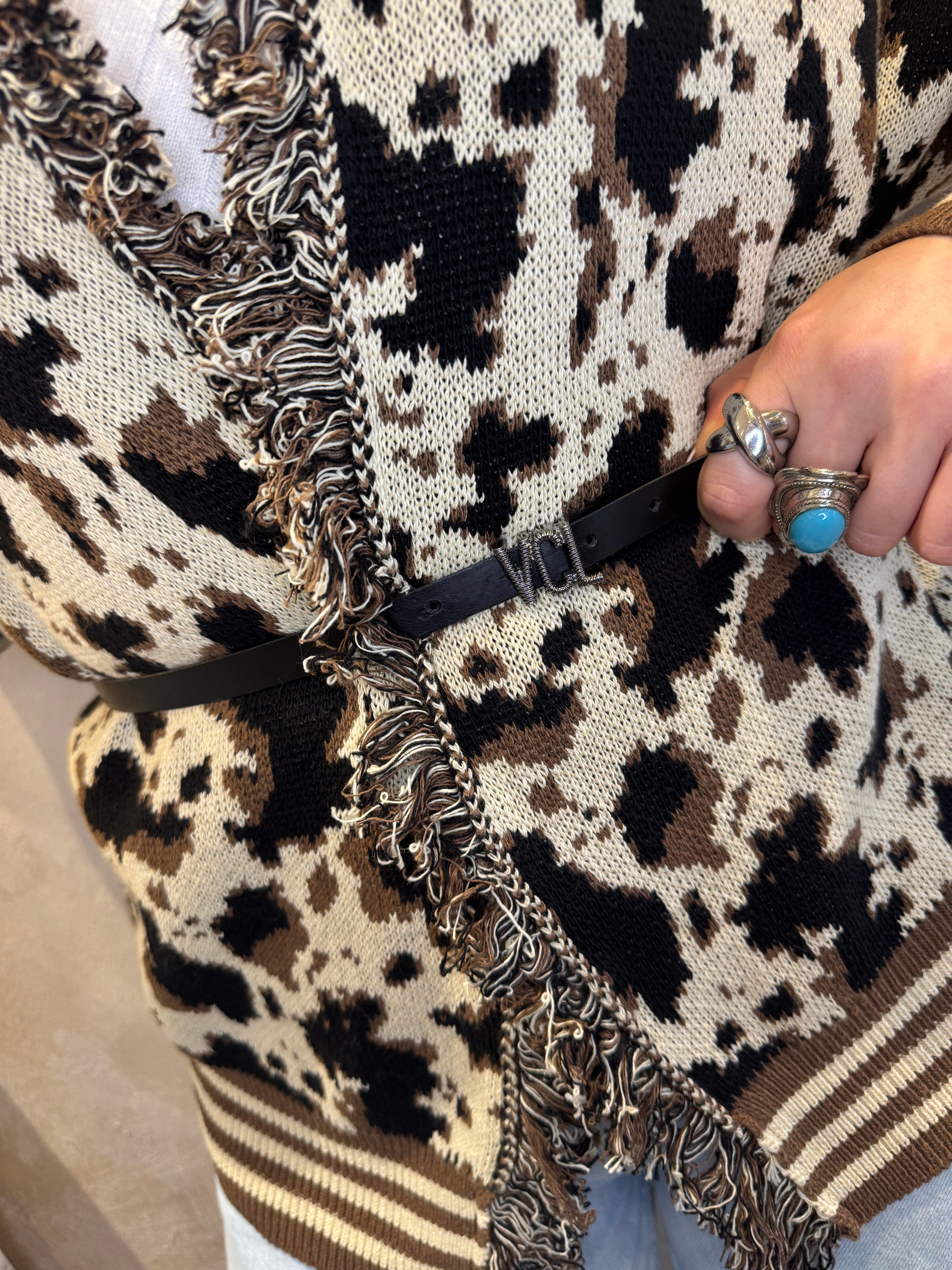 Cardigan Alanui animalier - Vicolo