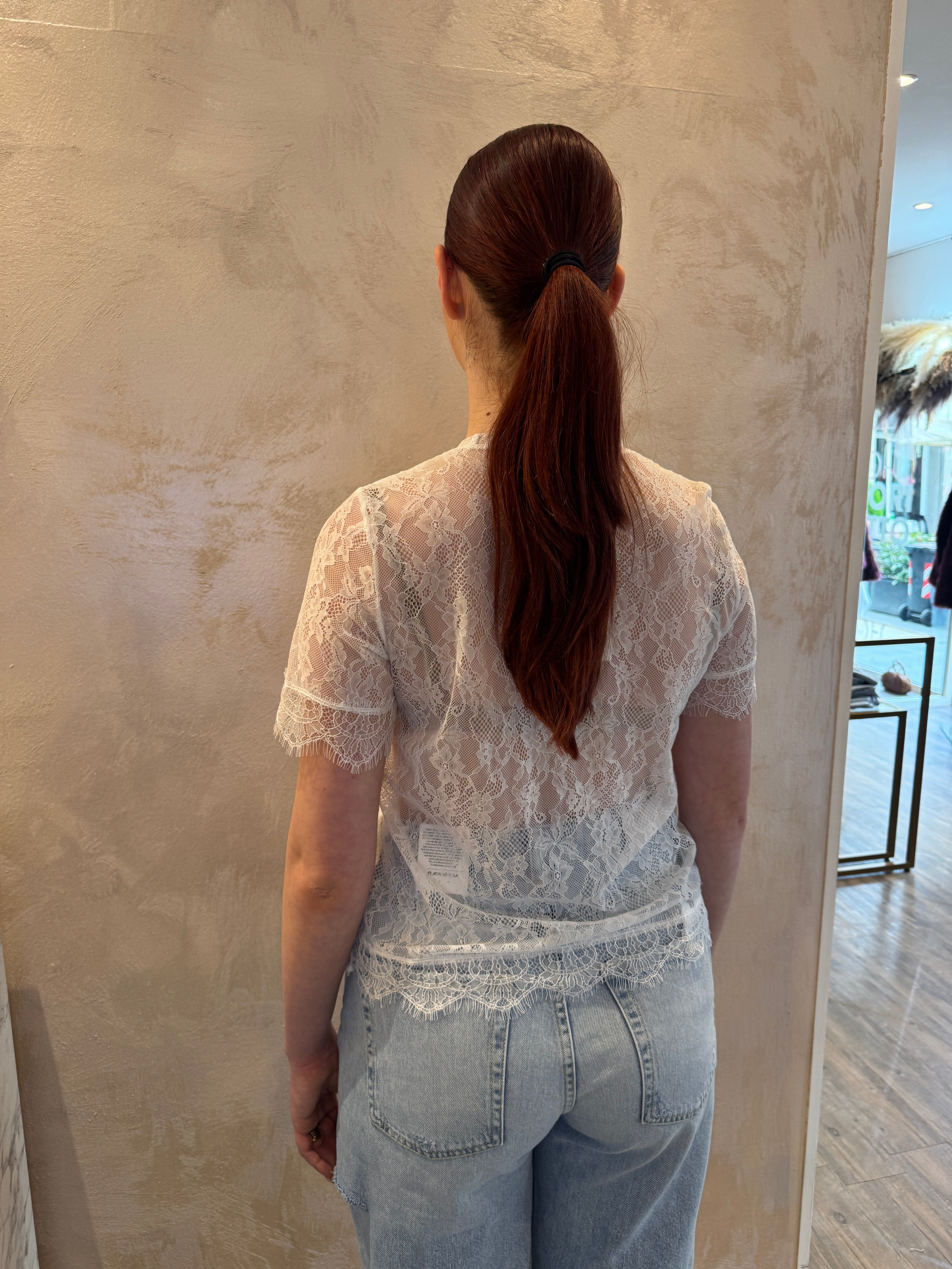 T-shirt pizzo bianco - Youdecide