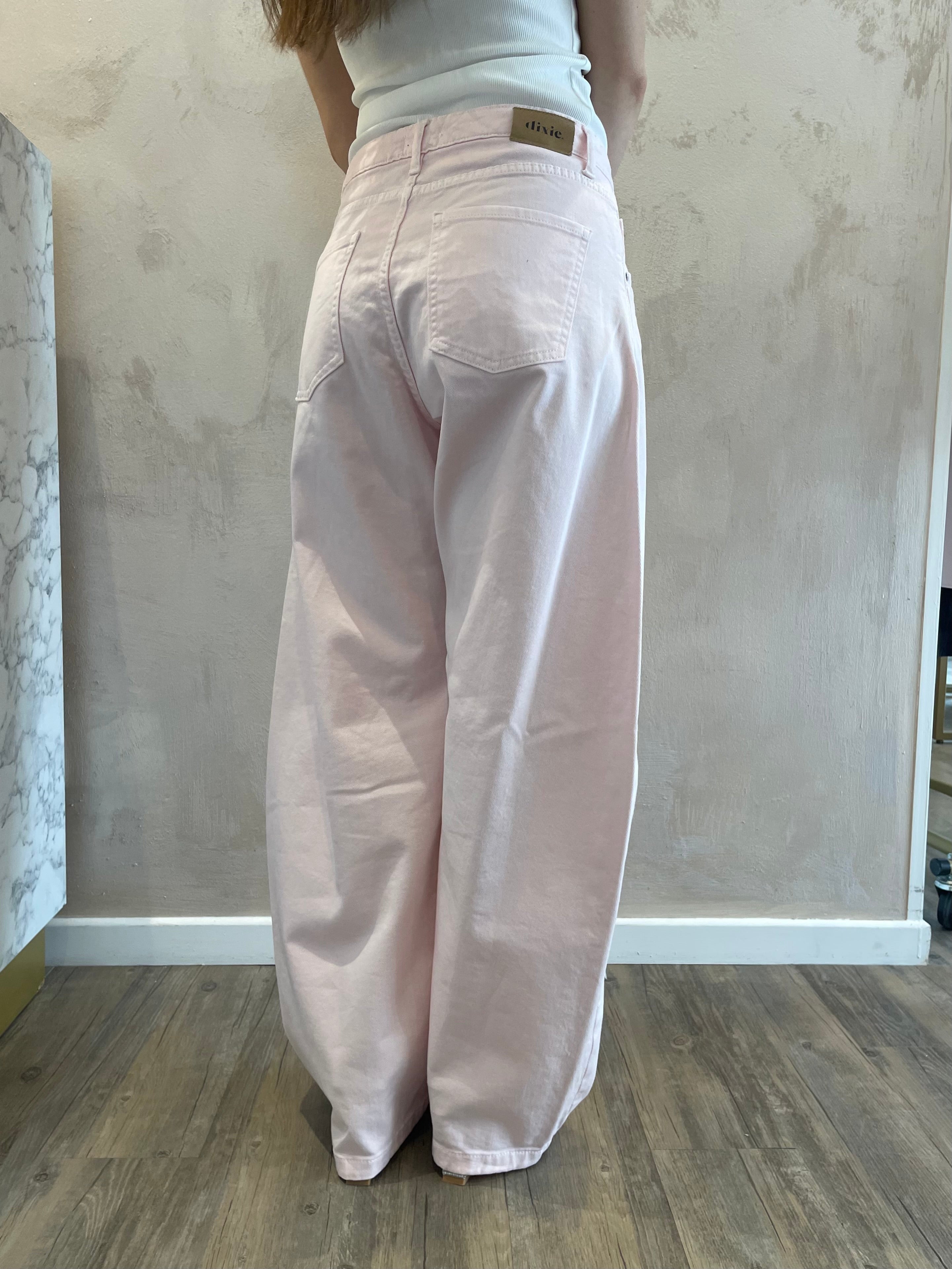 Jeans barrel rosa - Dixie