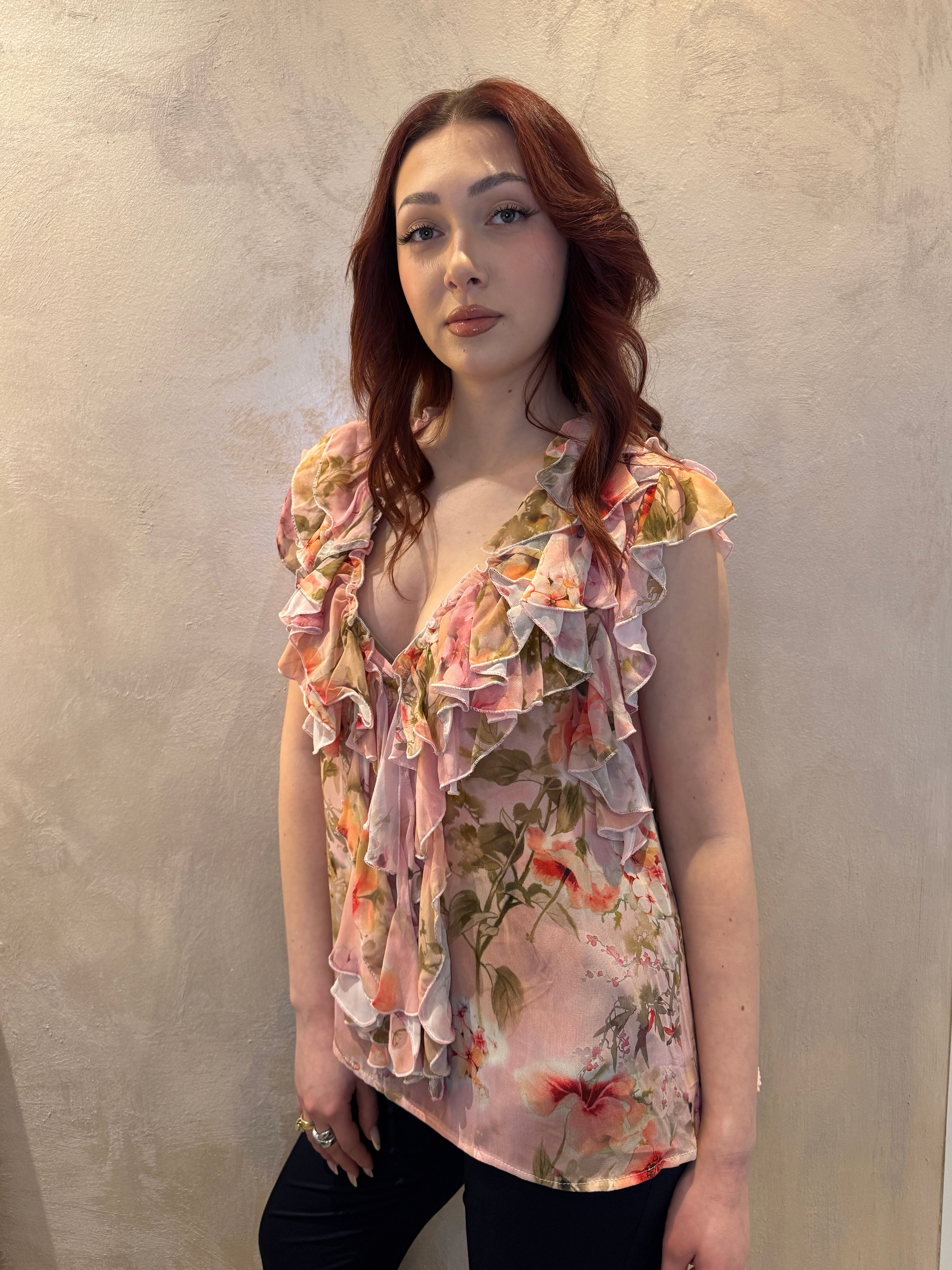 Top fiori rosa - Saiph