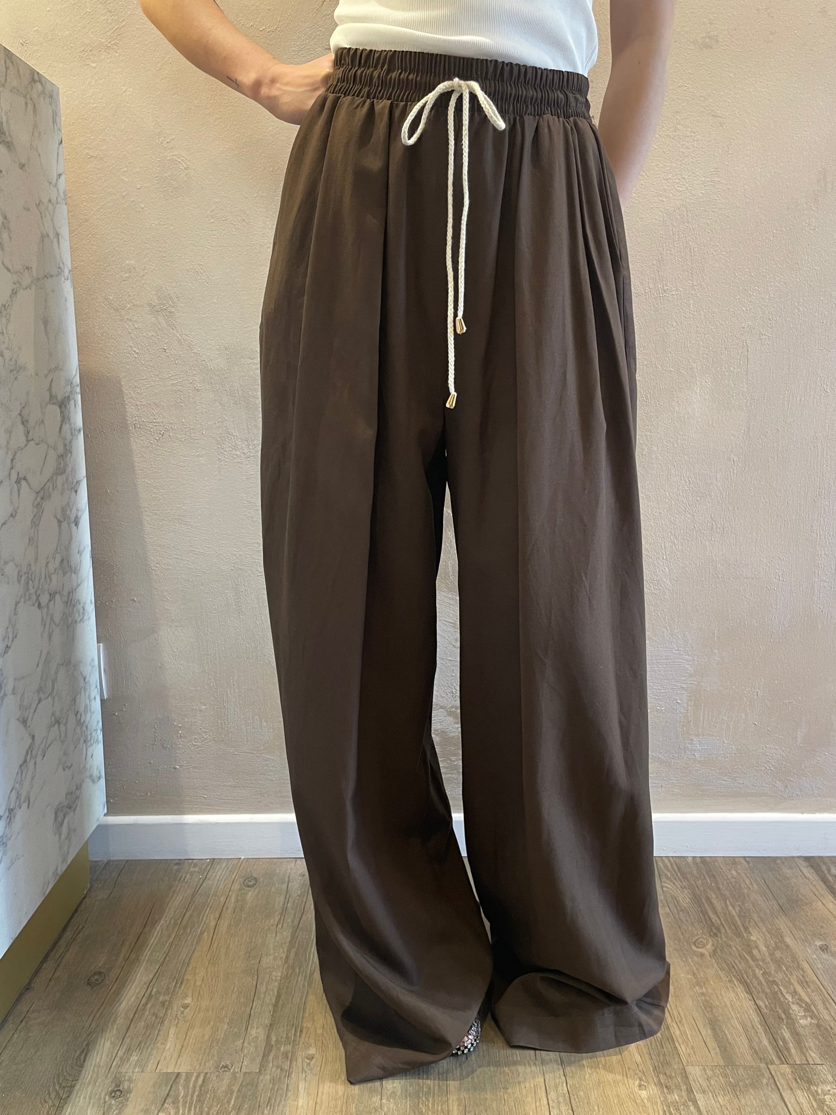 Pantalone lino e viscosa - Vicolo