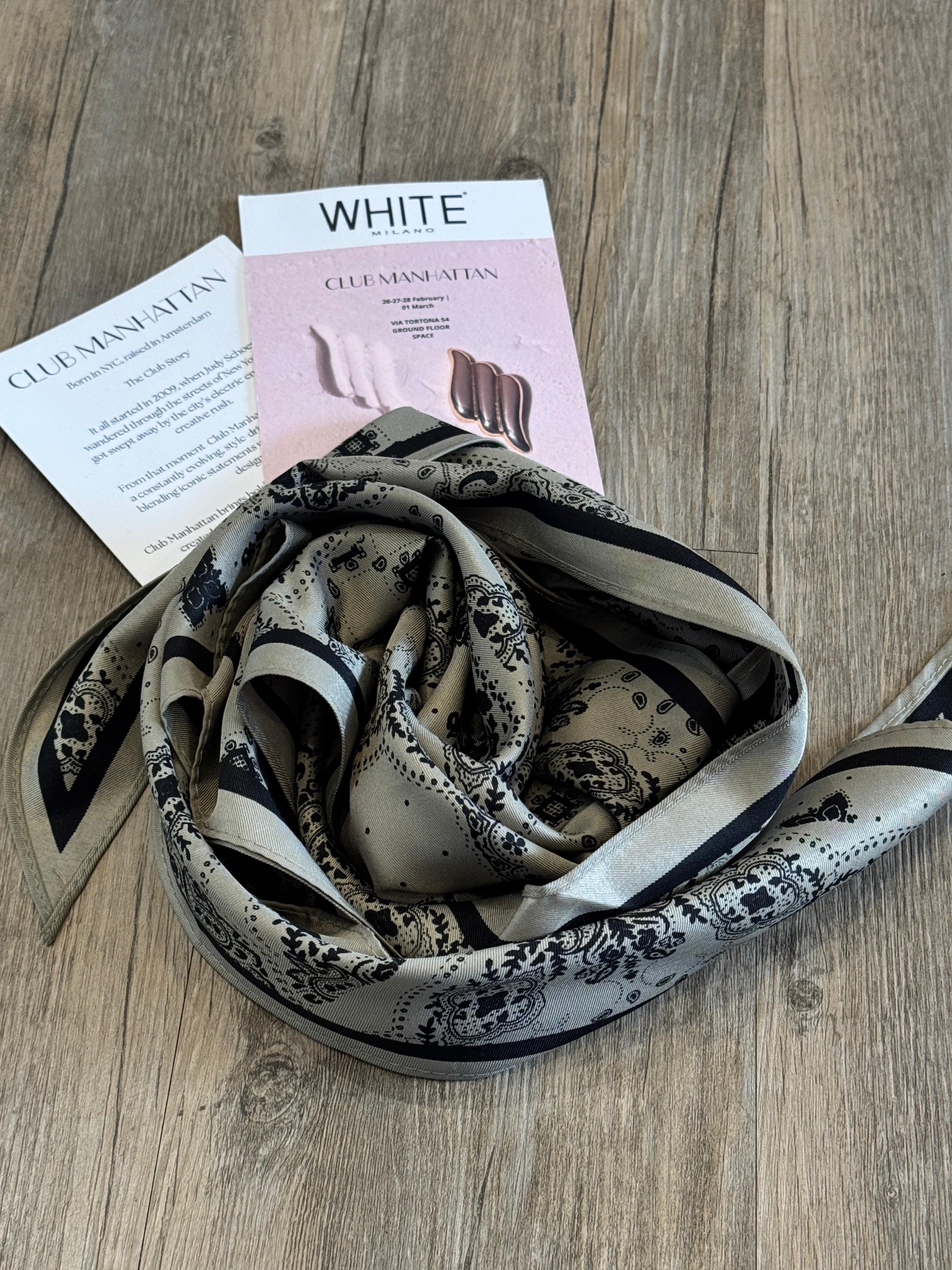 Fouard bandana grigio - Club Manhattan