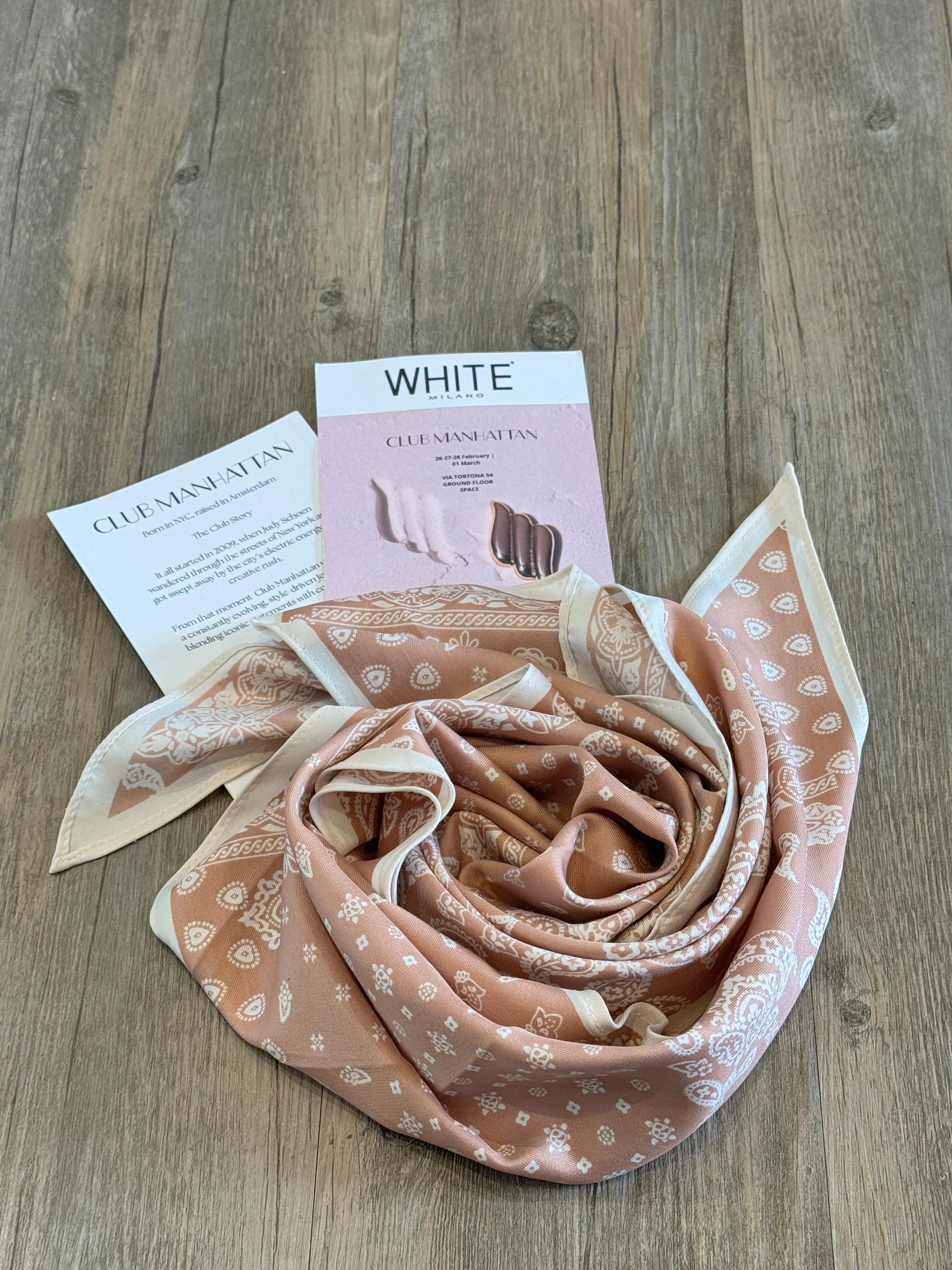 Foulard bandana cipria - Club Manhattan