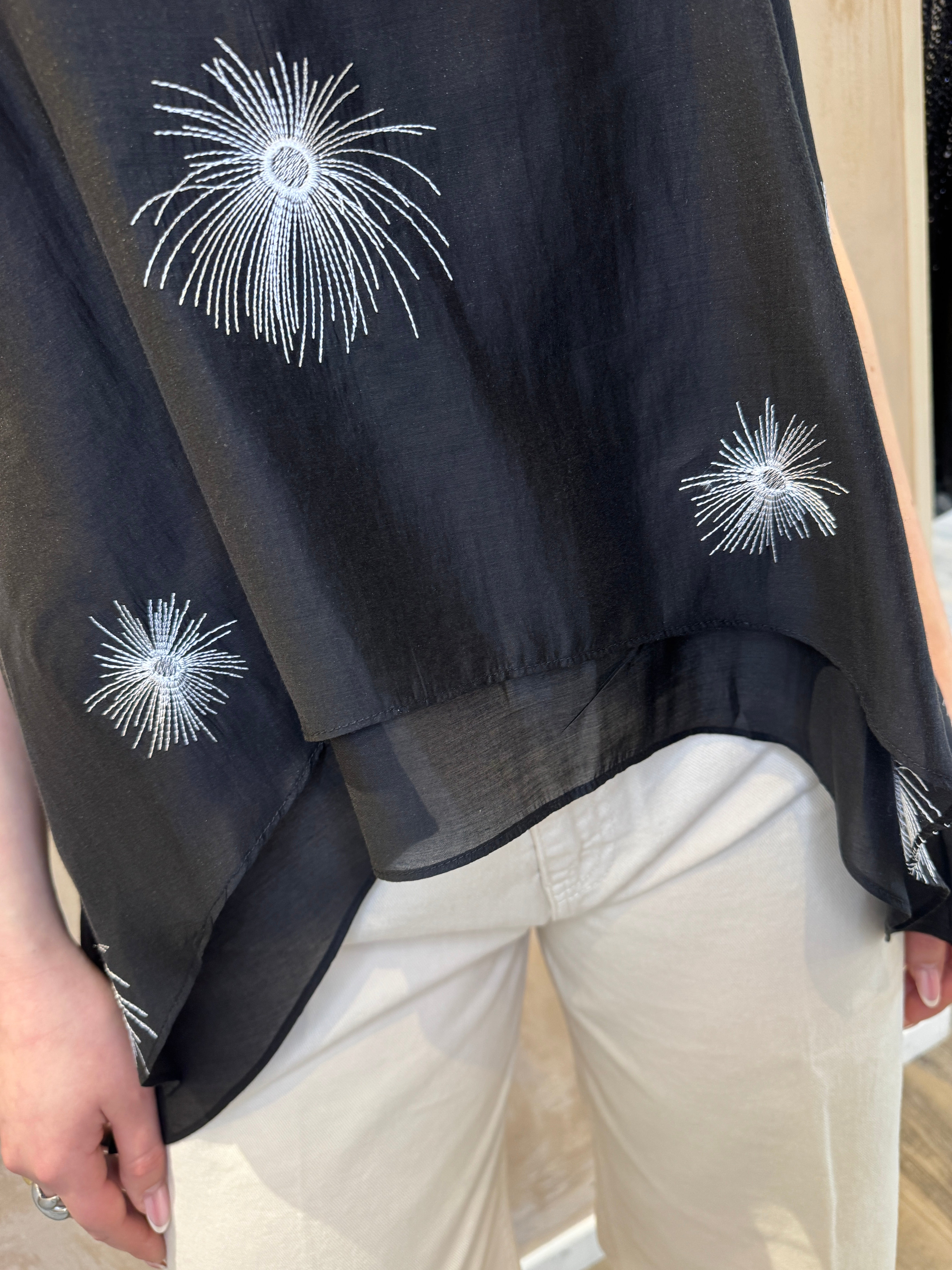 Top mussola nero - You Decide