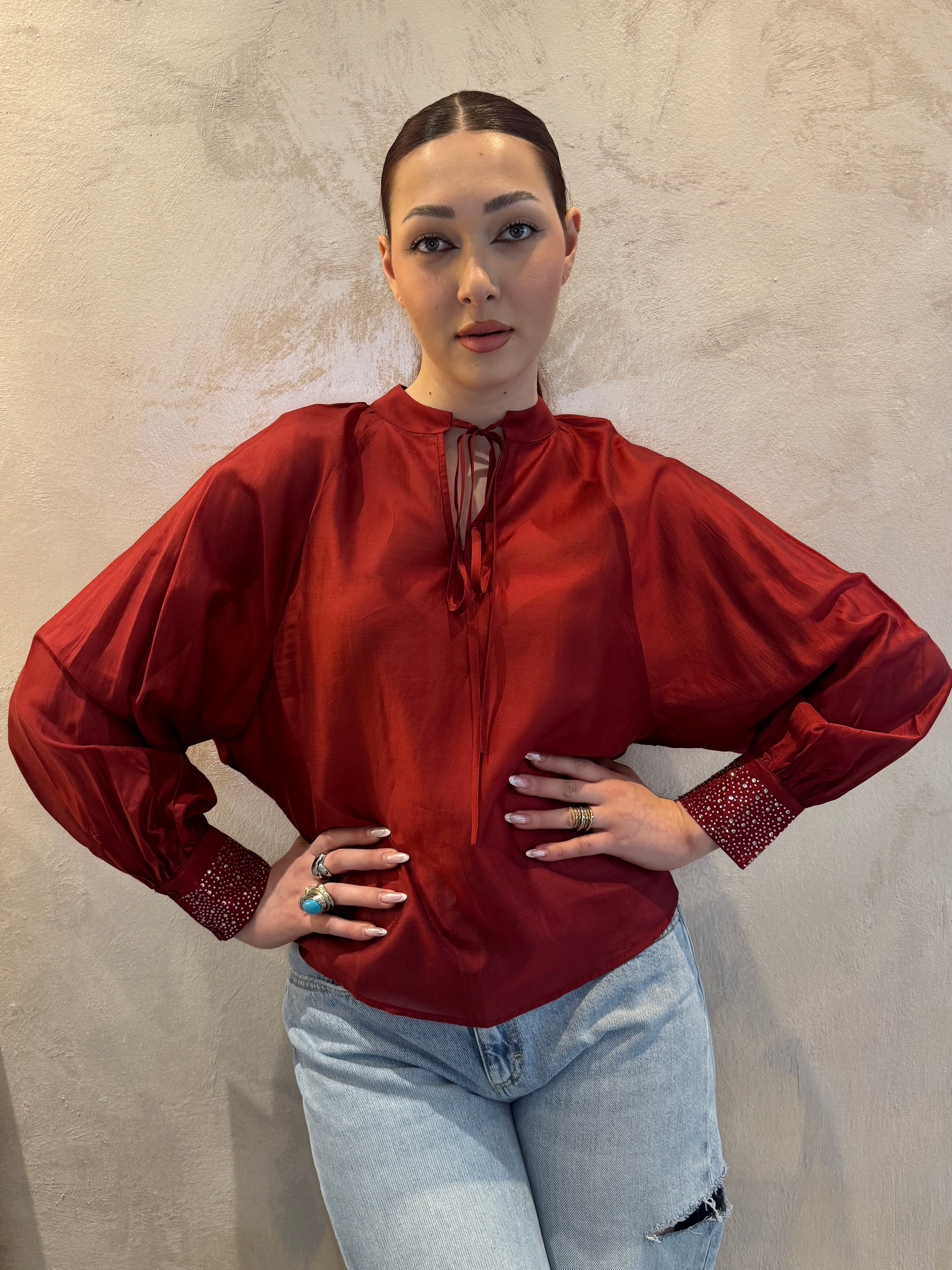 Blusa mussola cherry - You Decide