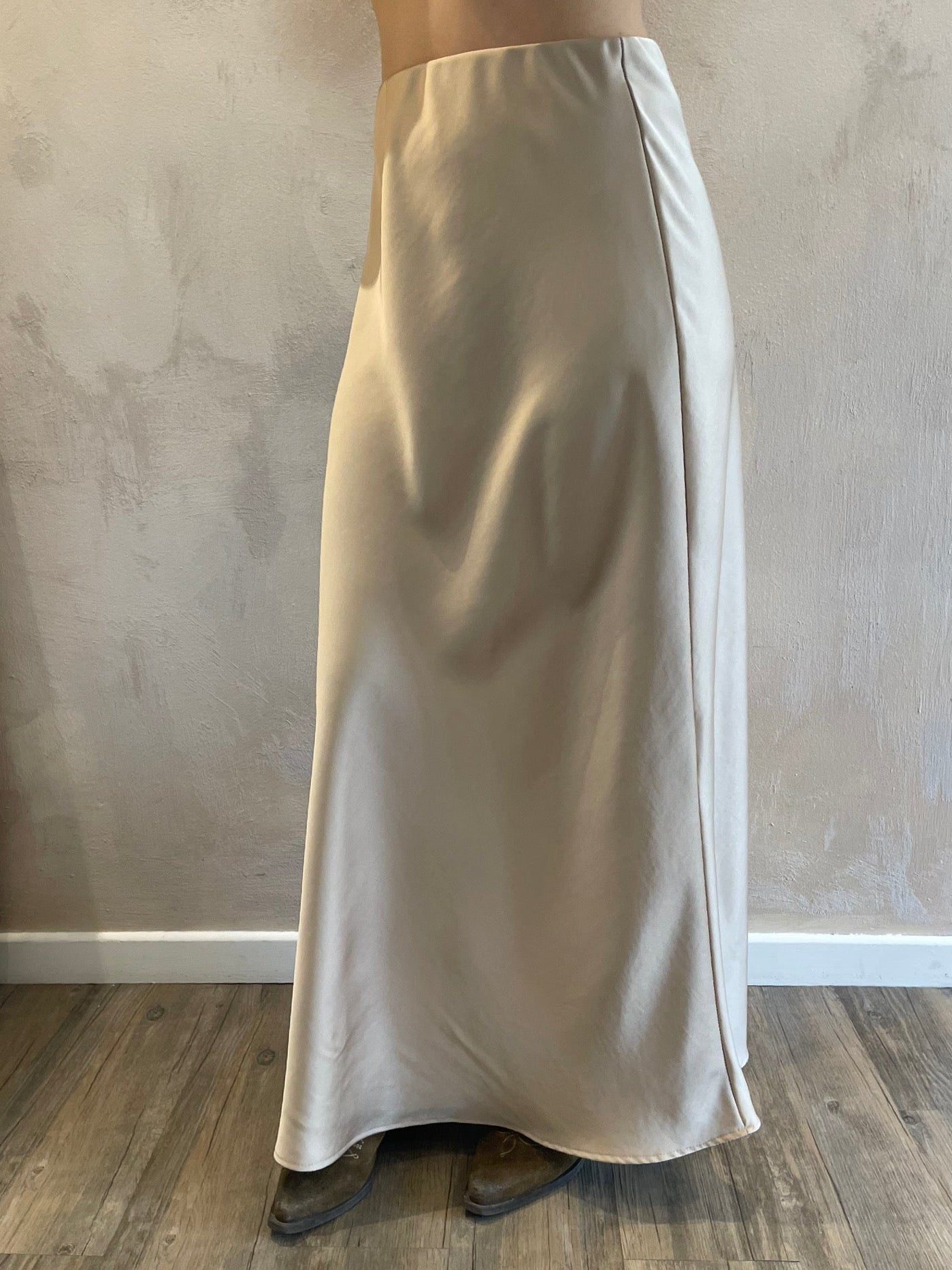 Gonna luna satin champagne - Saiph