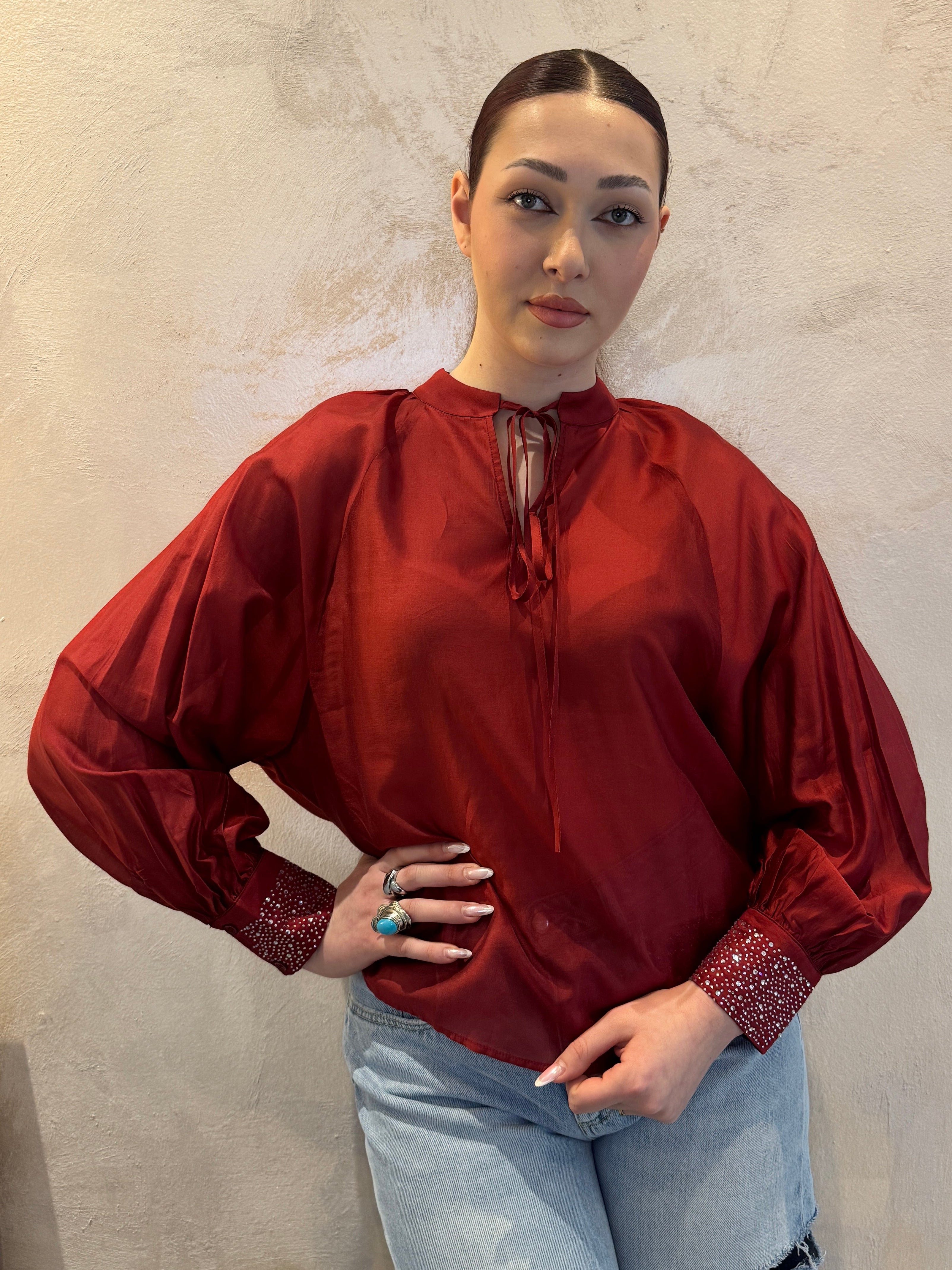 Blusa mussola cherry - You Decide