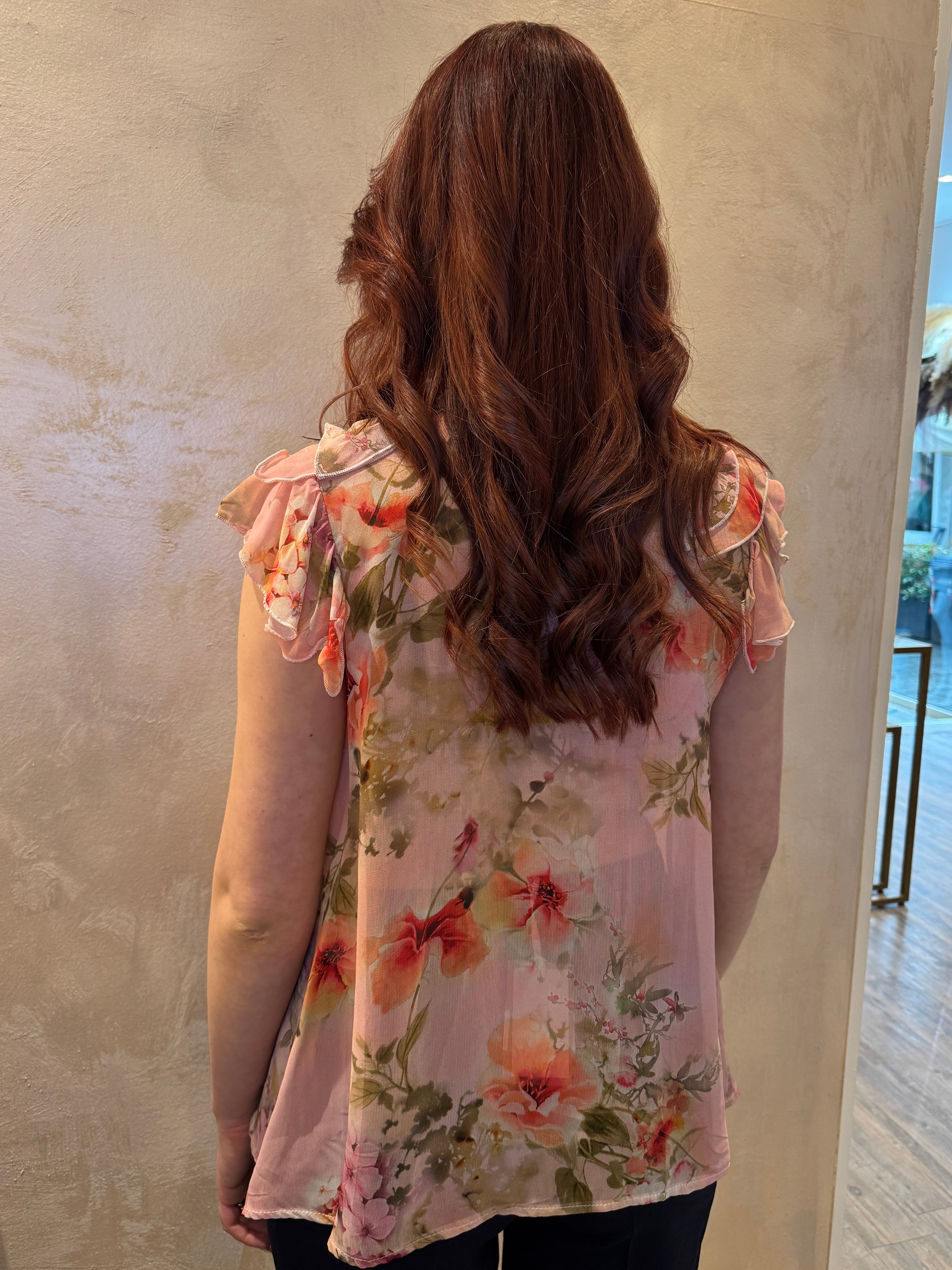Top fiori rosa - Saiph
