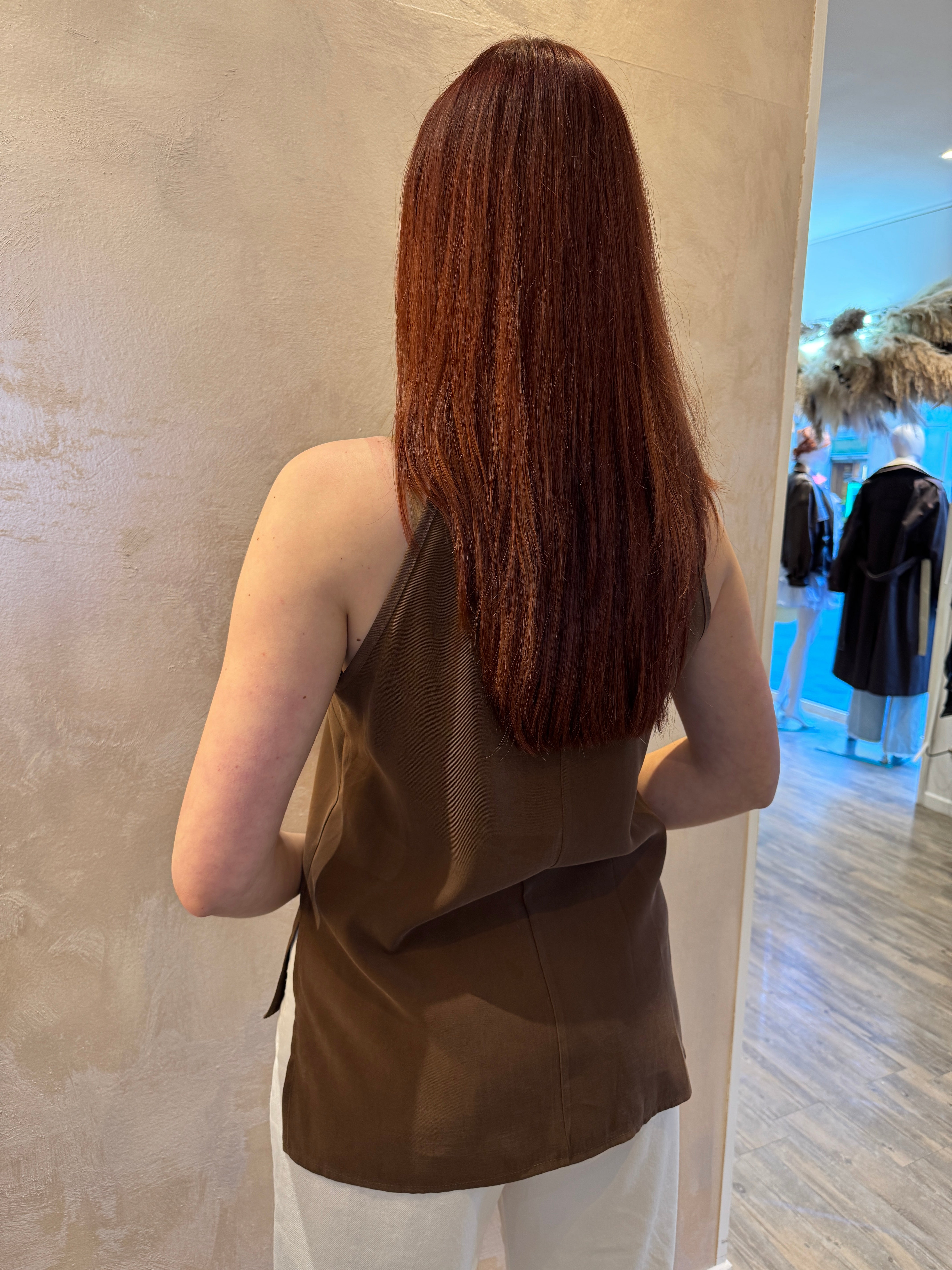 Top moro effetto suede - Saiph