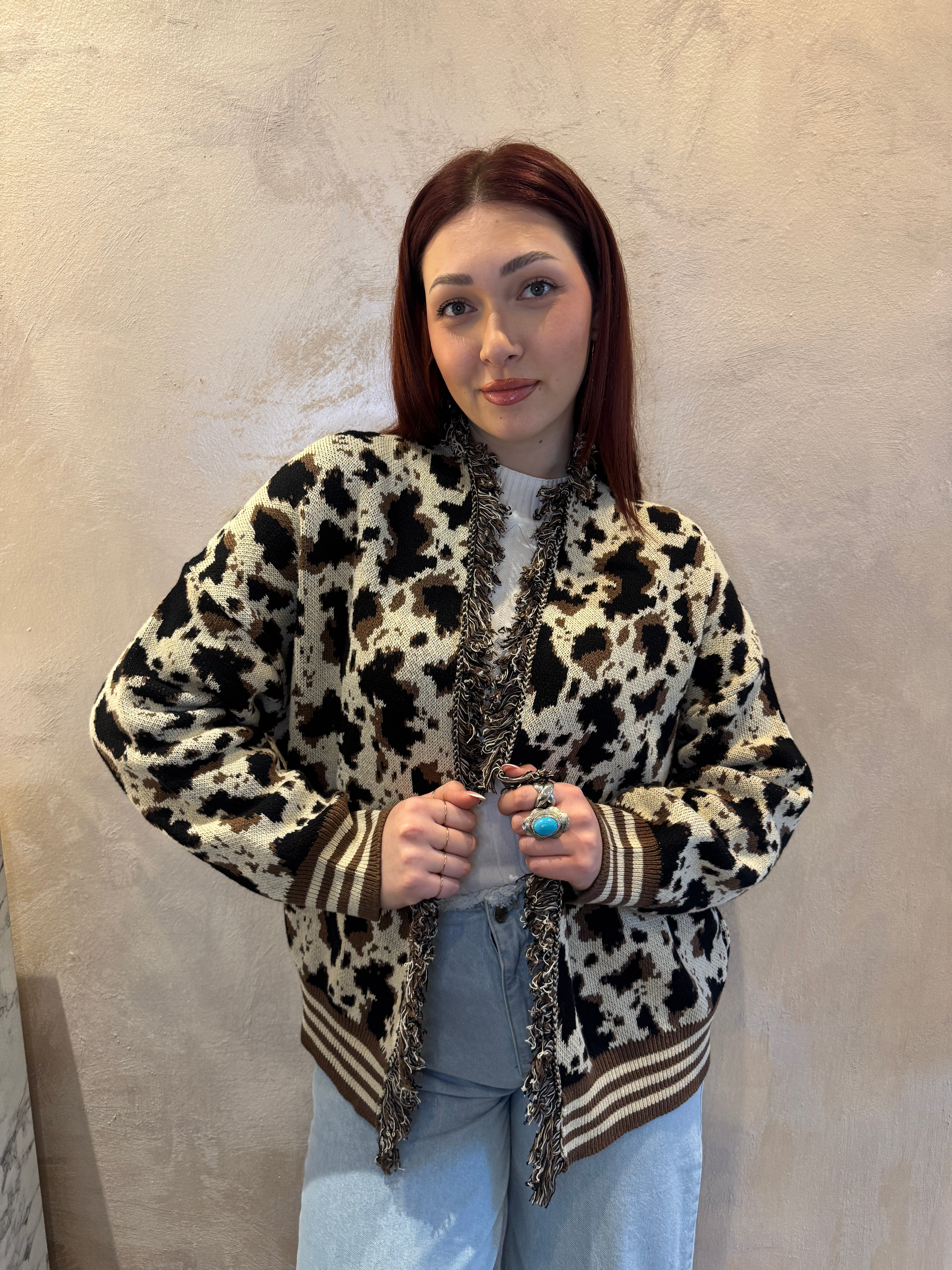 Cardigan Alanui animalier - Vicolo
