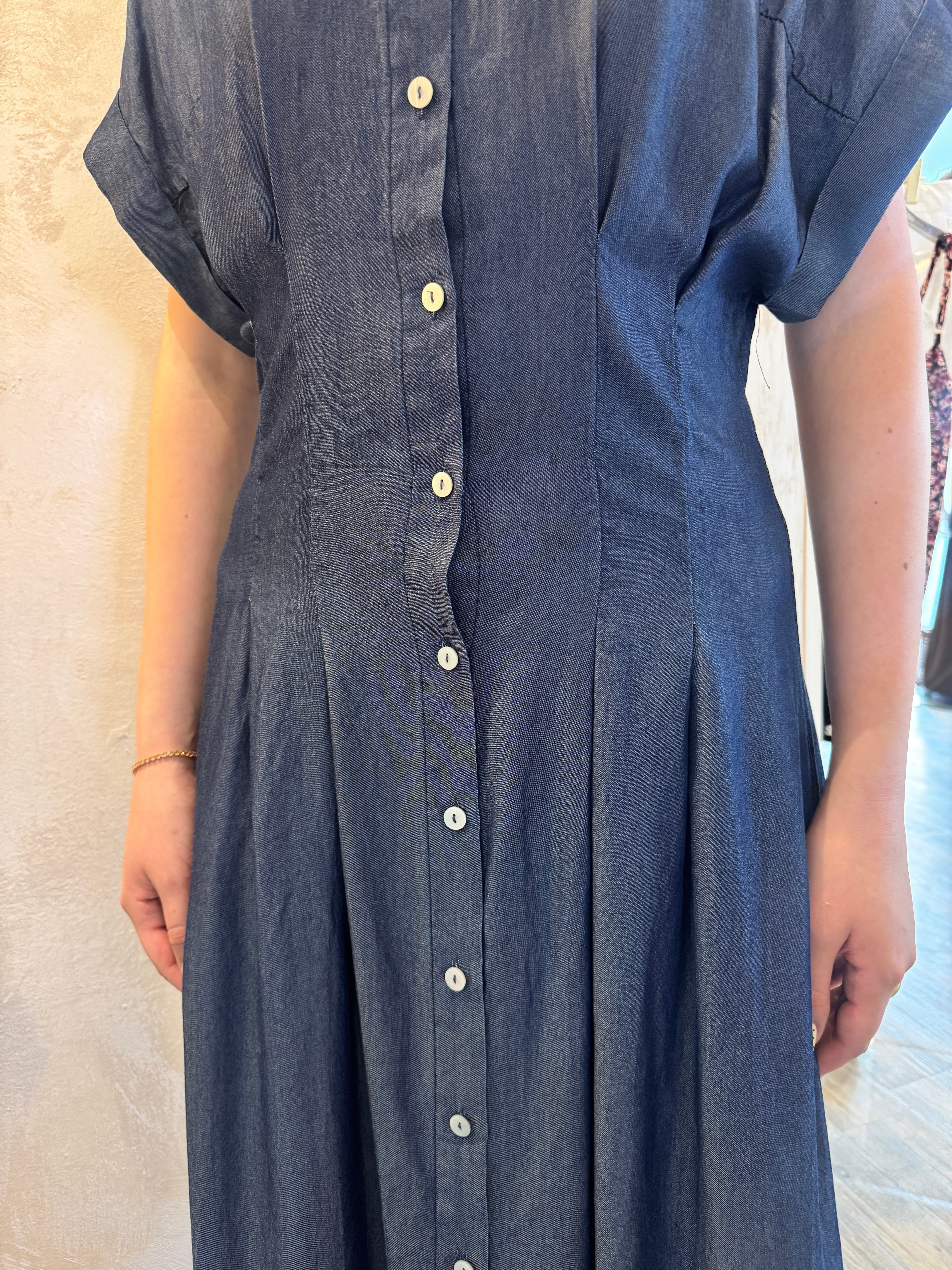Abito chemisier in chambray - Saiph