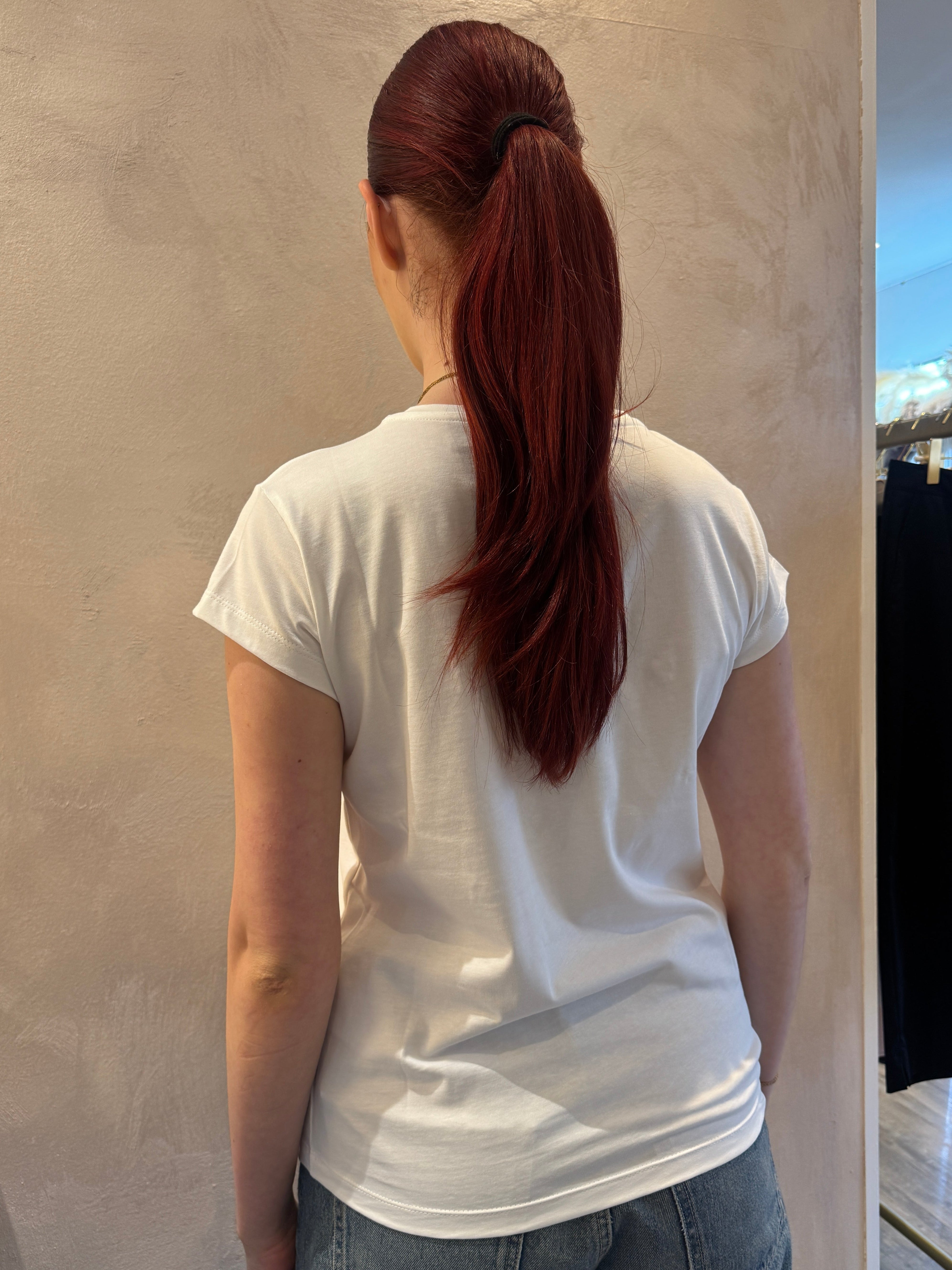 T-shirt regular fit banane e strass - Vicolo