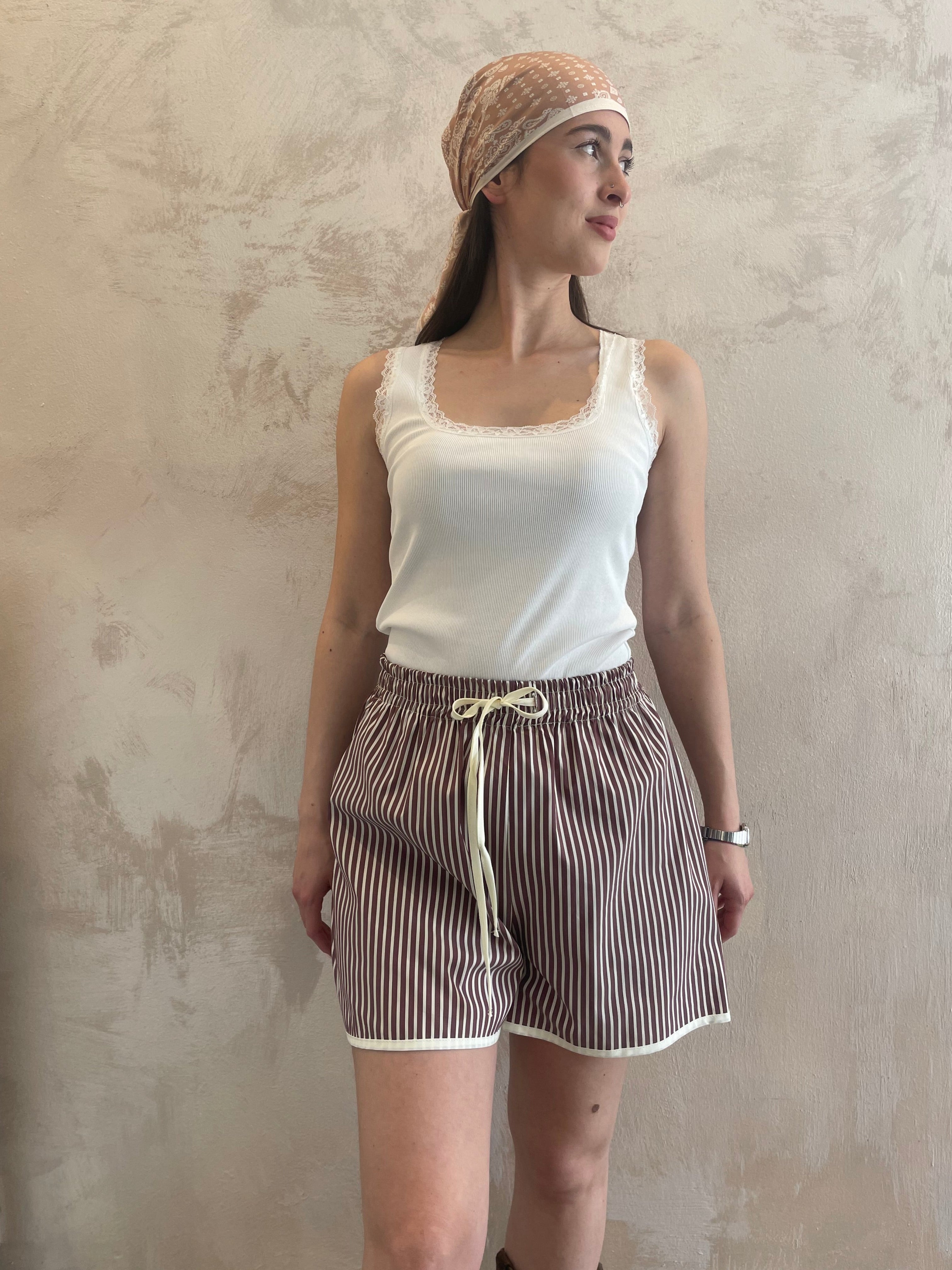 Shorts righe india - Vicolo