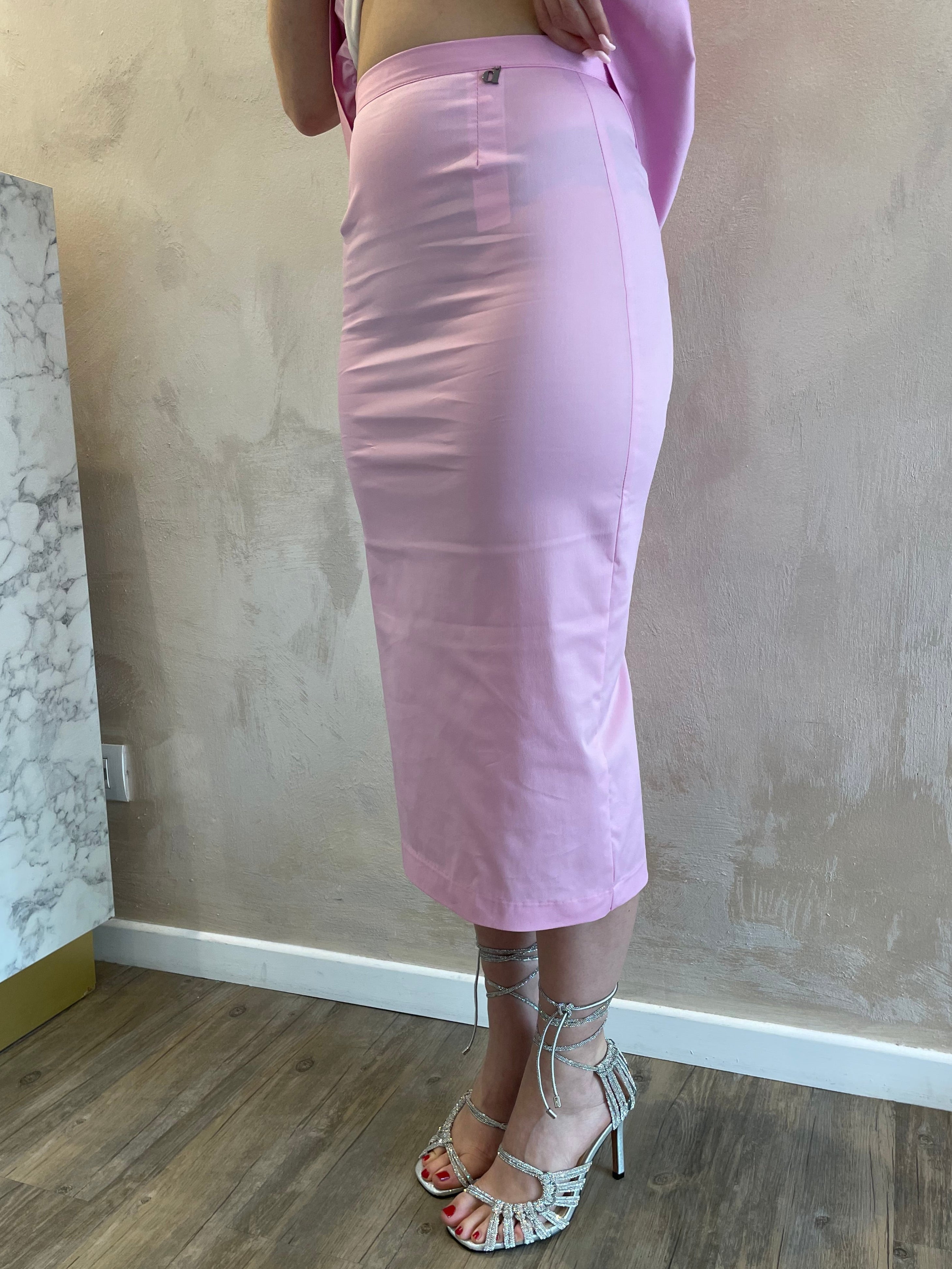 Gonna a tubino rosa - Dixie