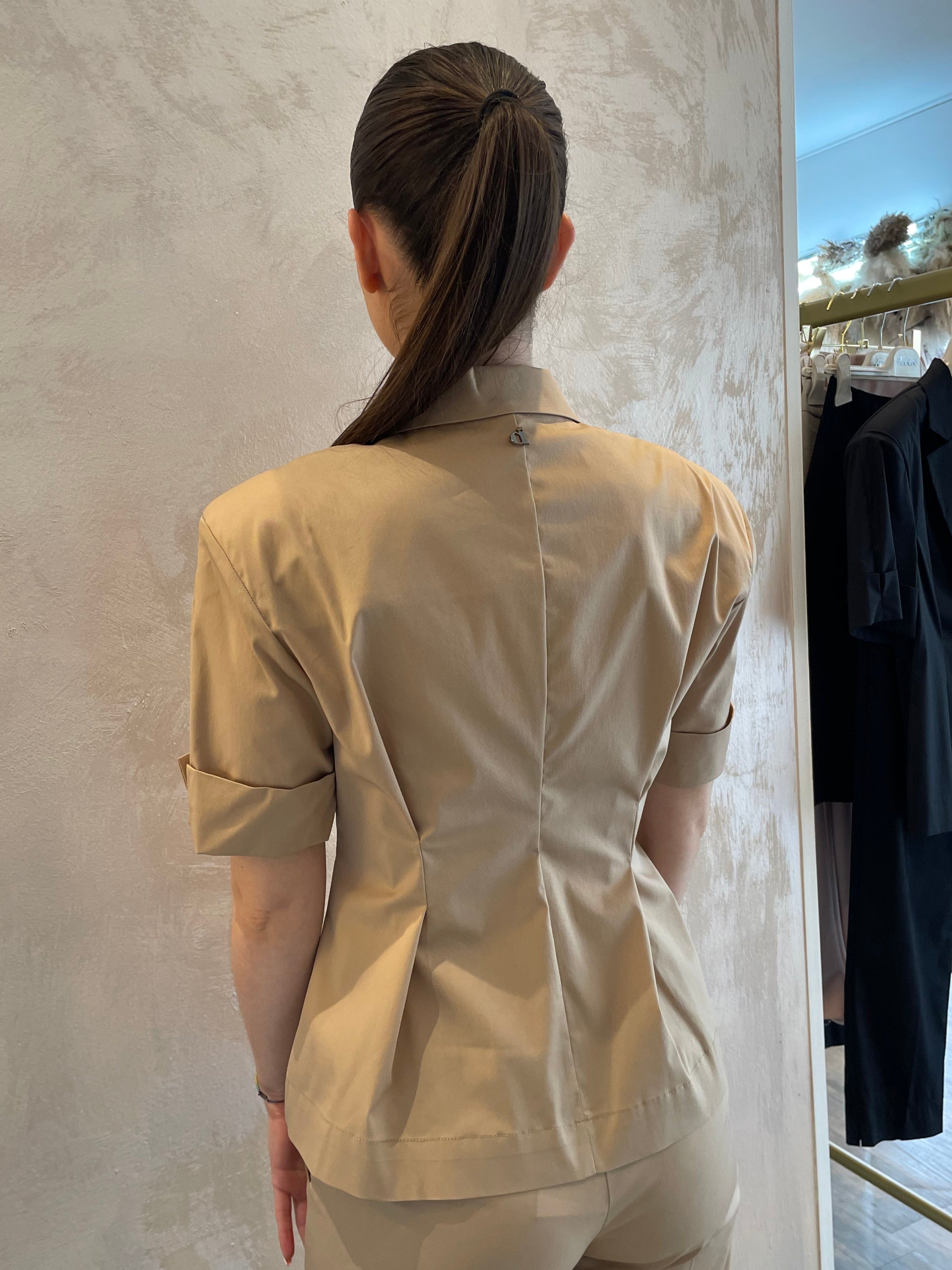 Blazer manica c. e pinces tabacco - Dixie