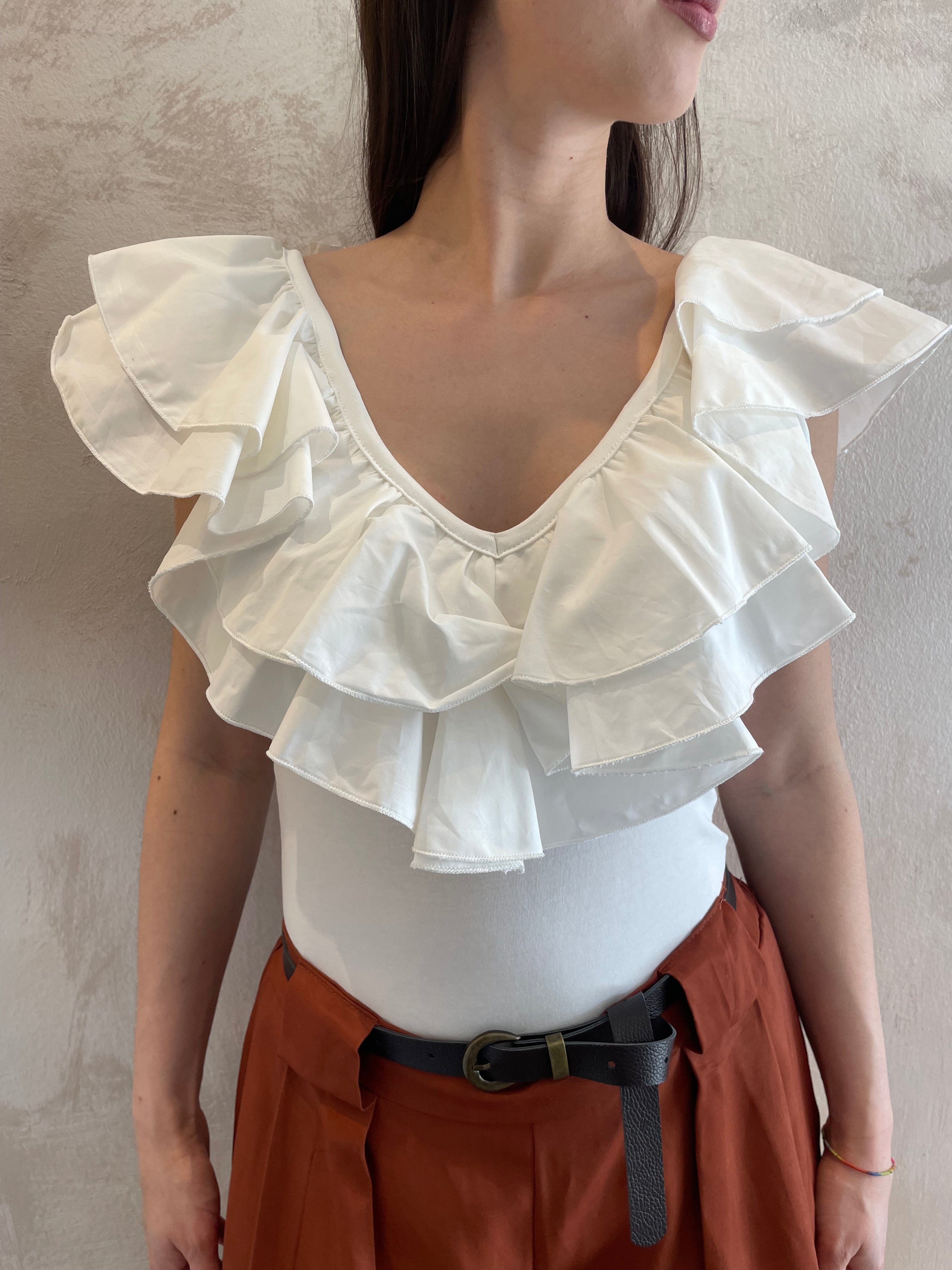 Body volant bianco - Saiph