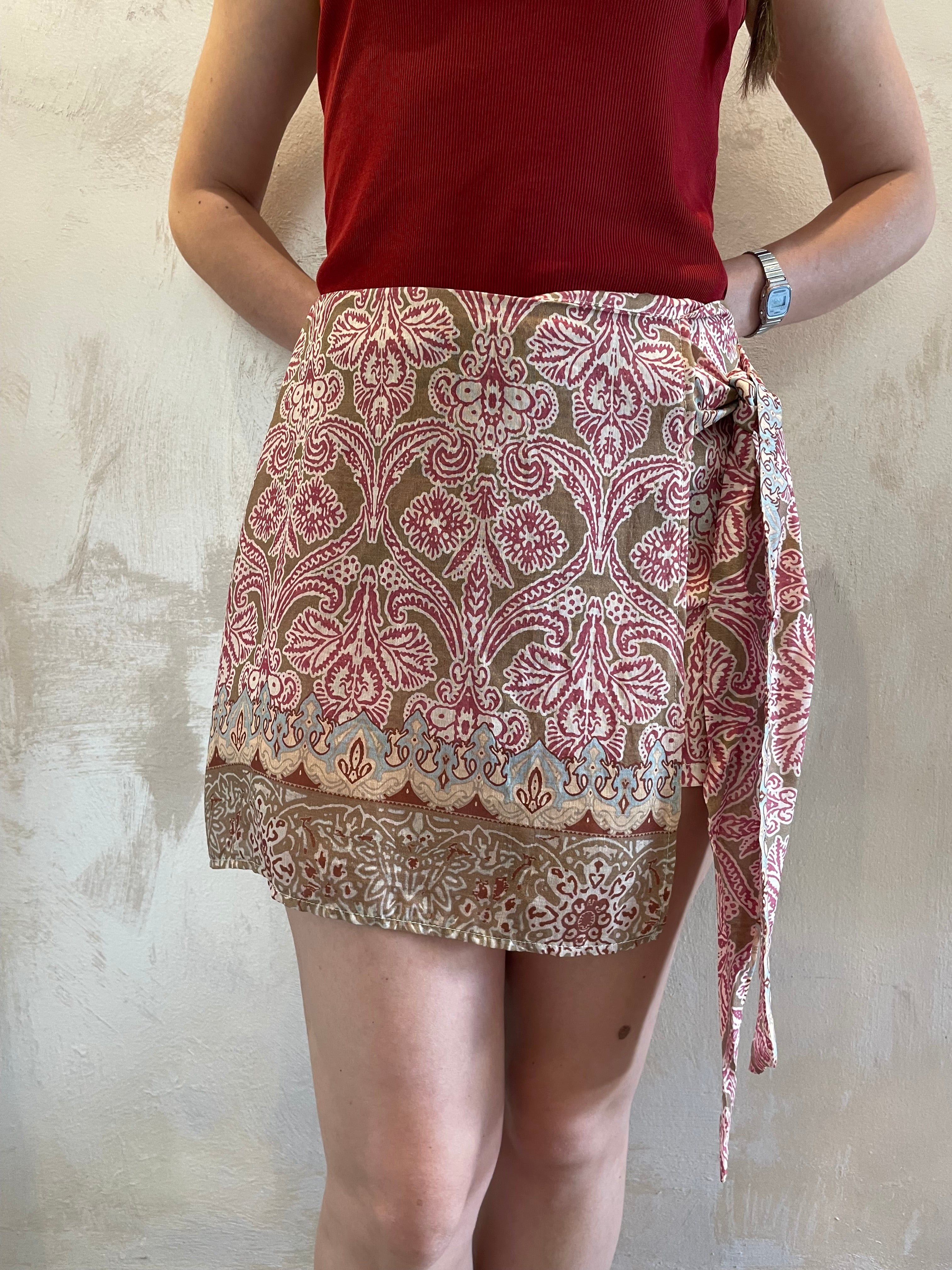 Mini gonna misto lino - Saiph