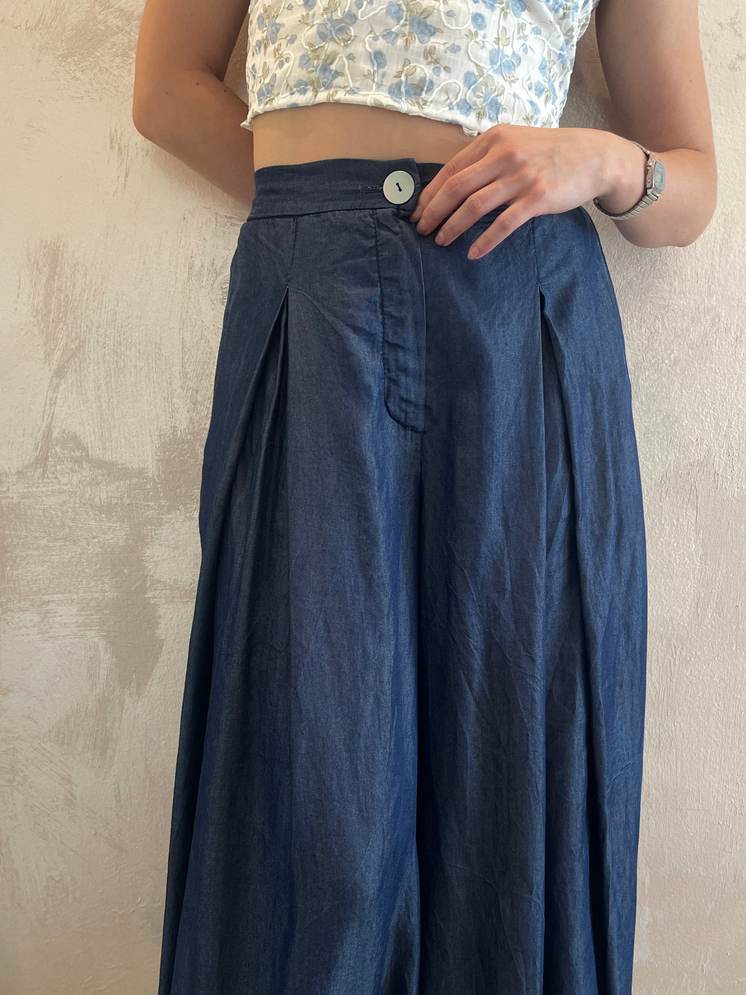 Pantaloni chambray - Saiph