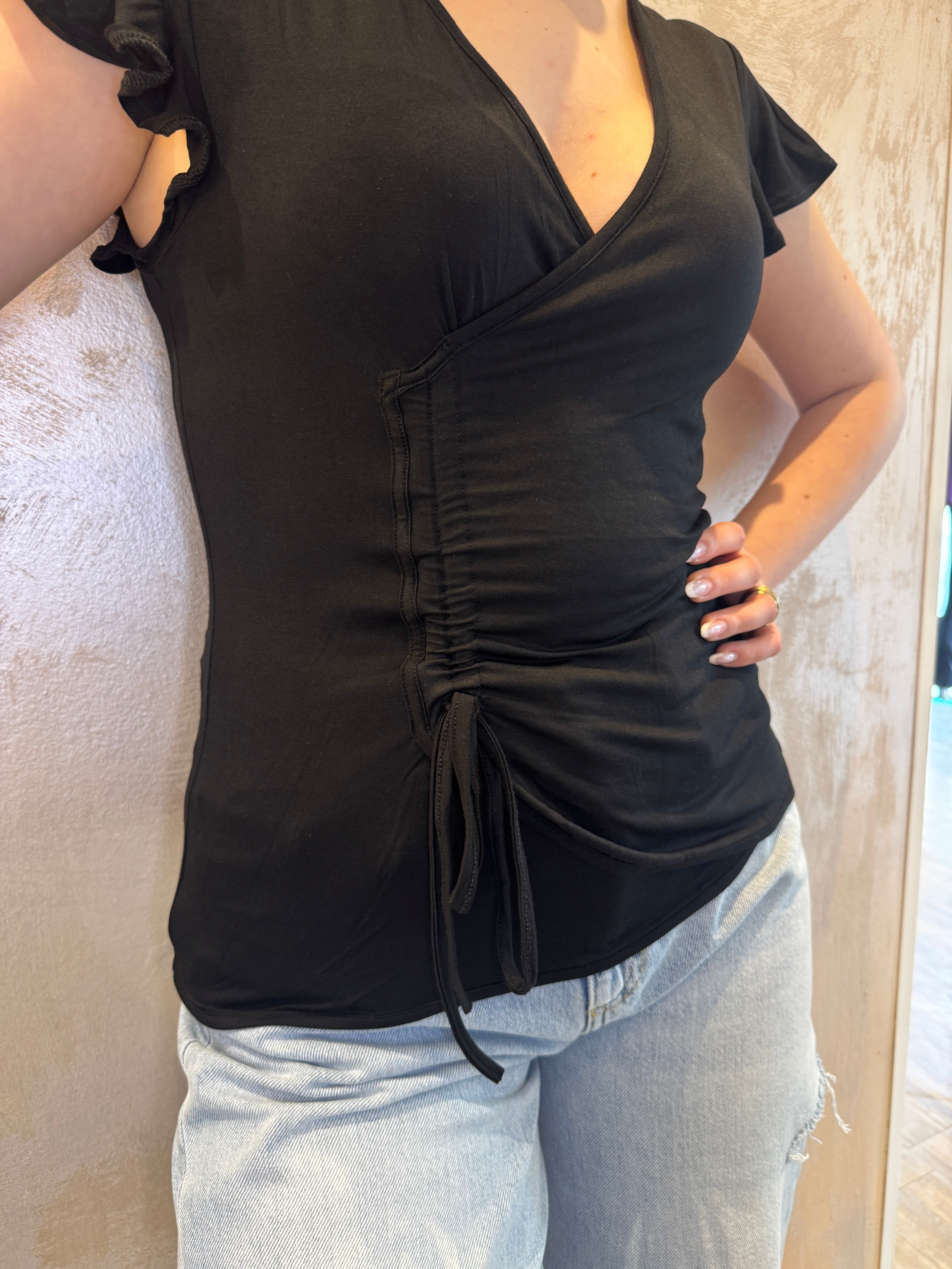 T-shirt scollo V You - Decide
