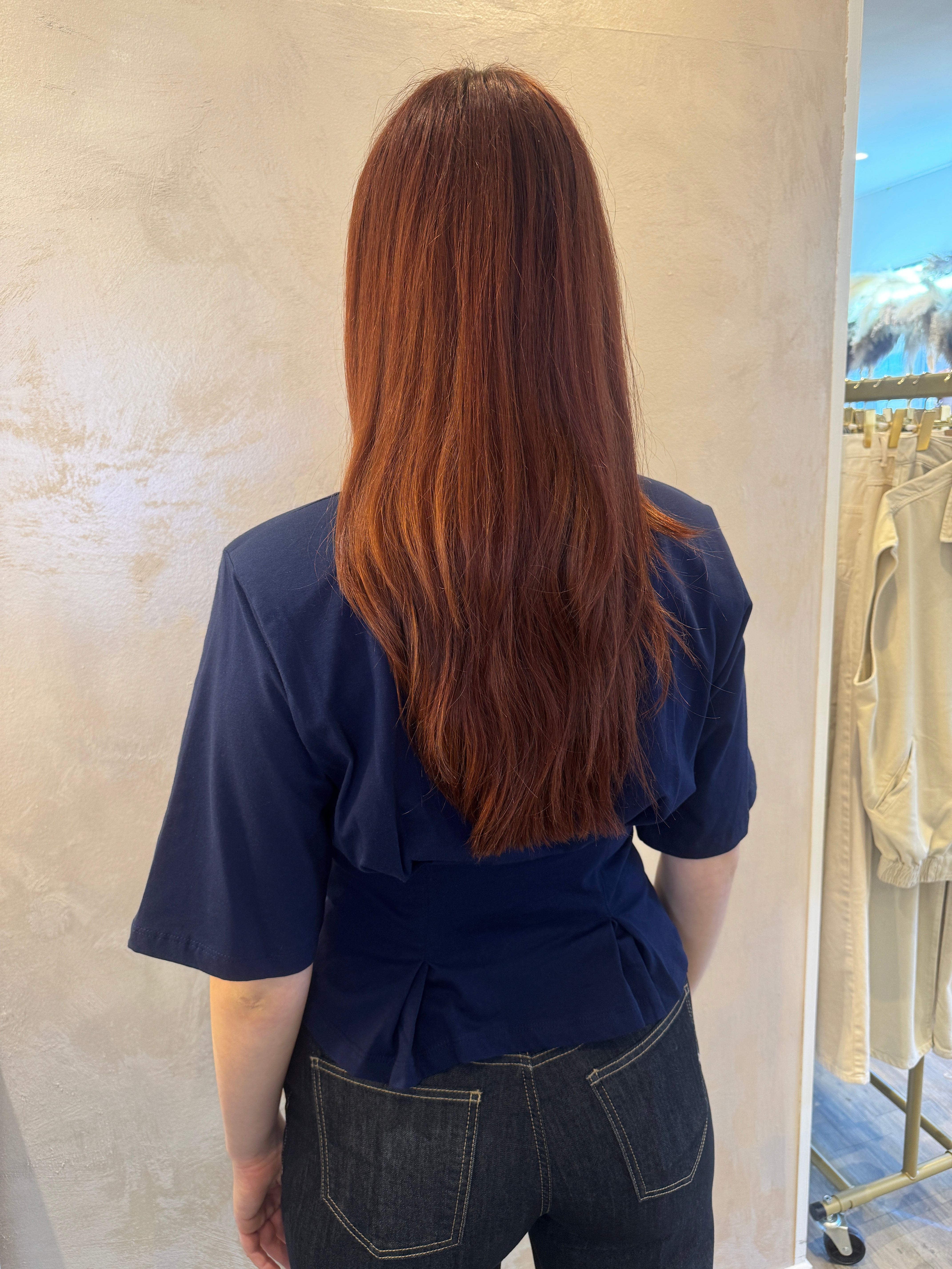 T-shirt pinces e arriccio blu - Dixie