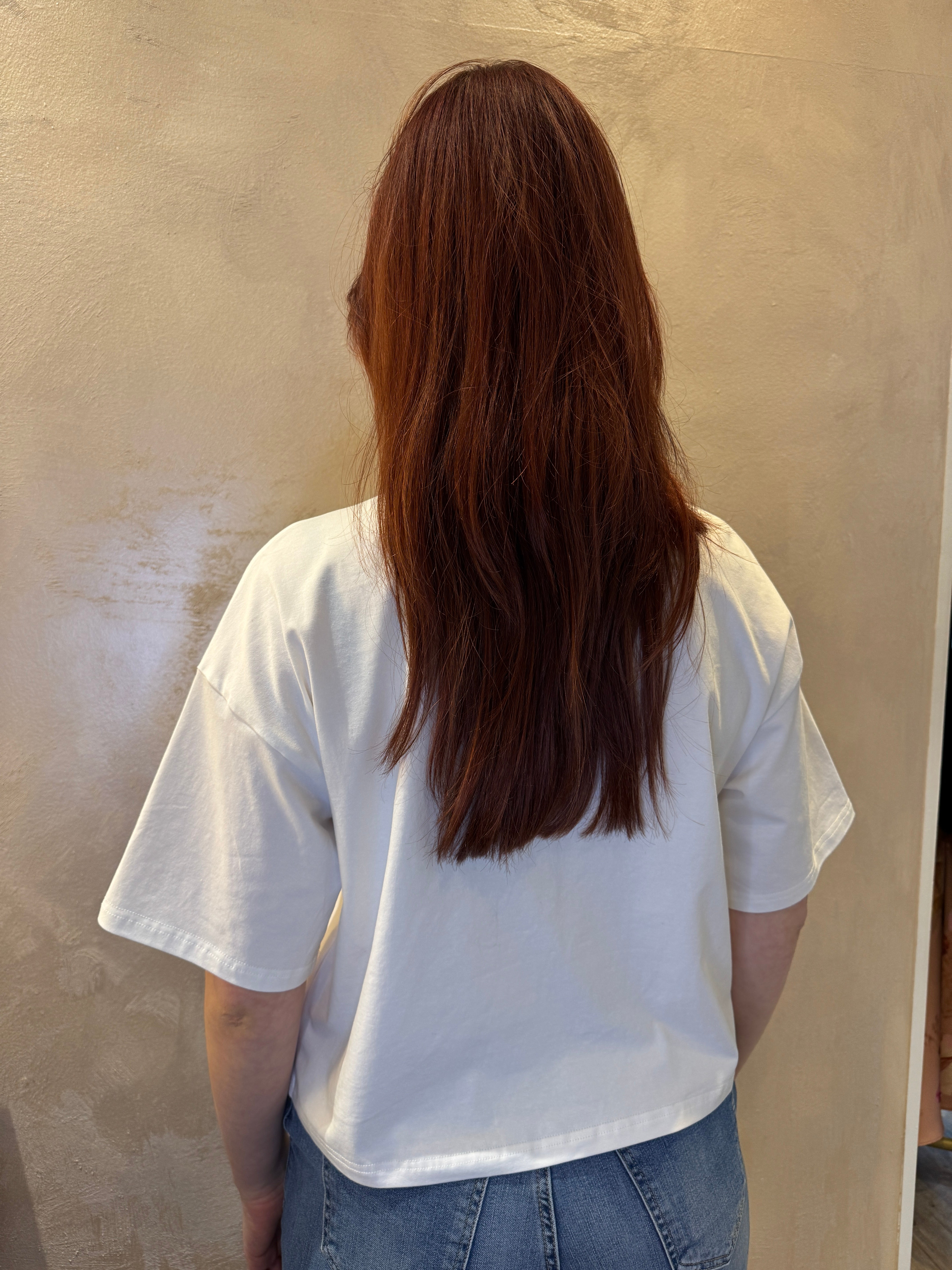 T-shirt over c/spilla azzura removibile - You Decide
