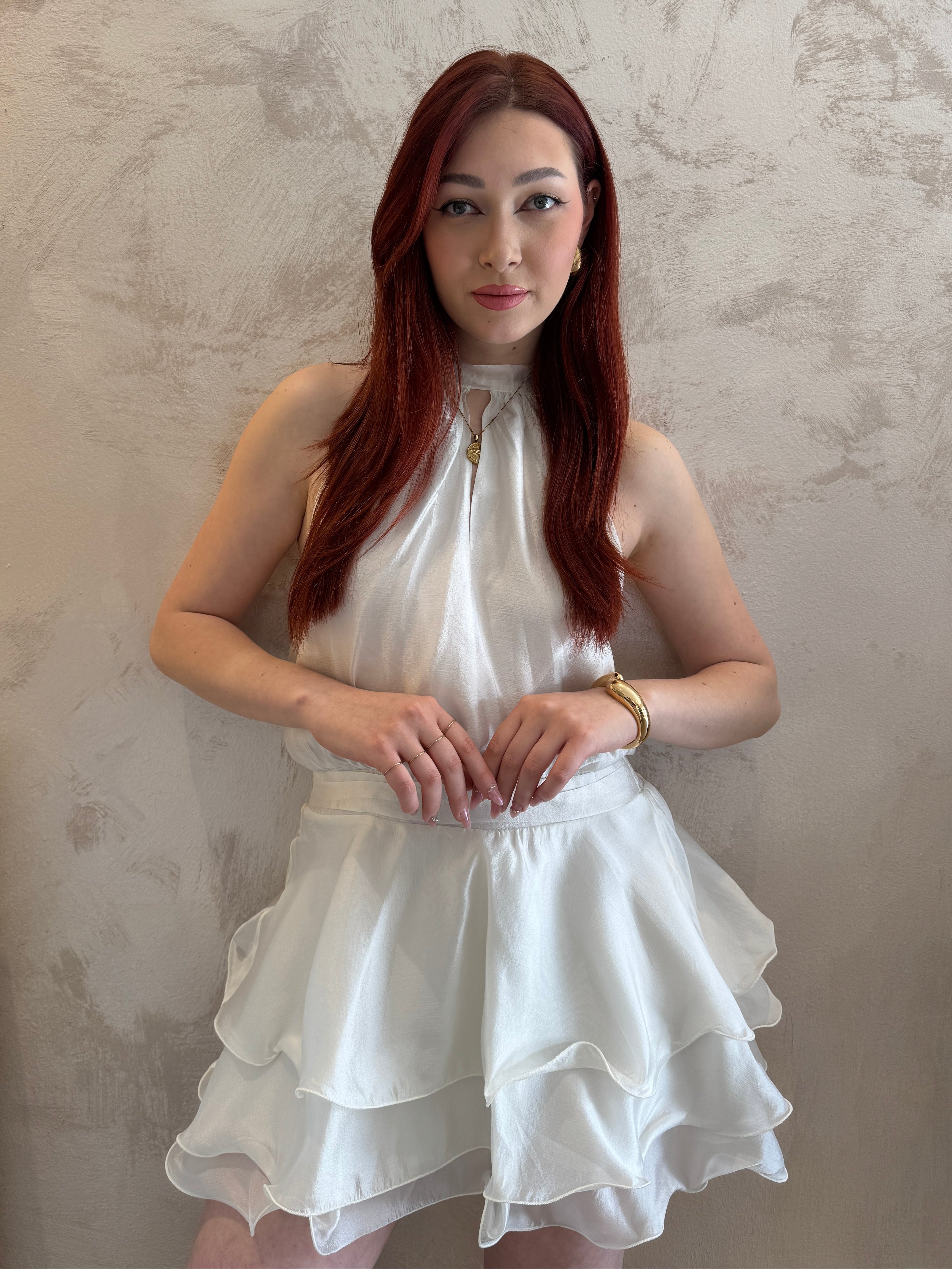 Abito organza bianco - You Decide