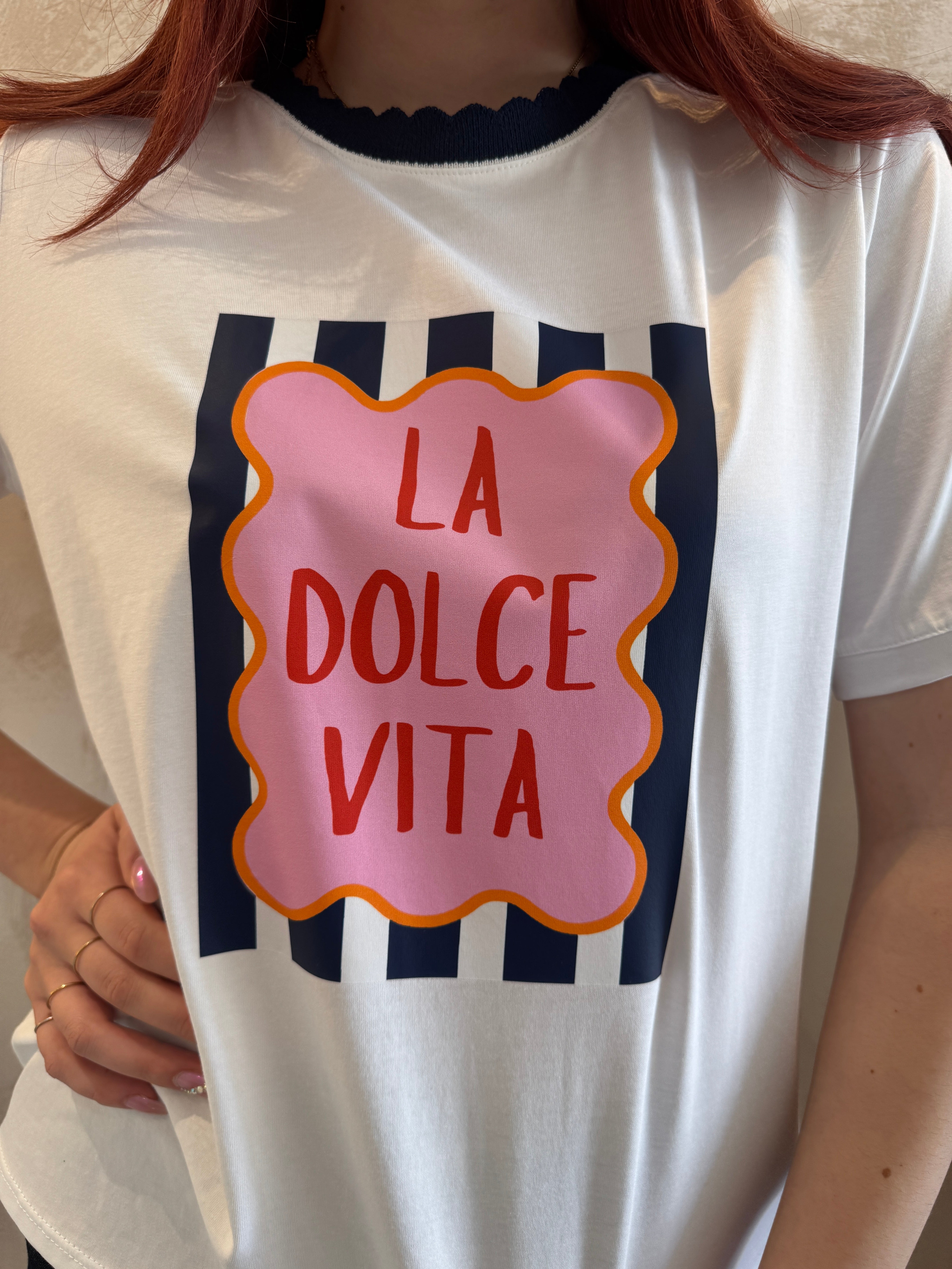 T-shirt " over "La dolce vita" - VYNEA