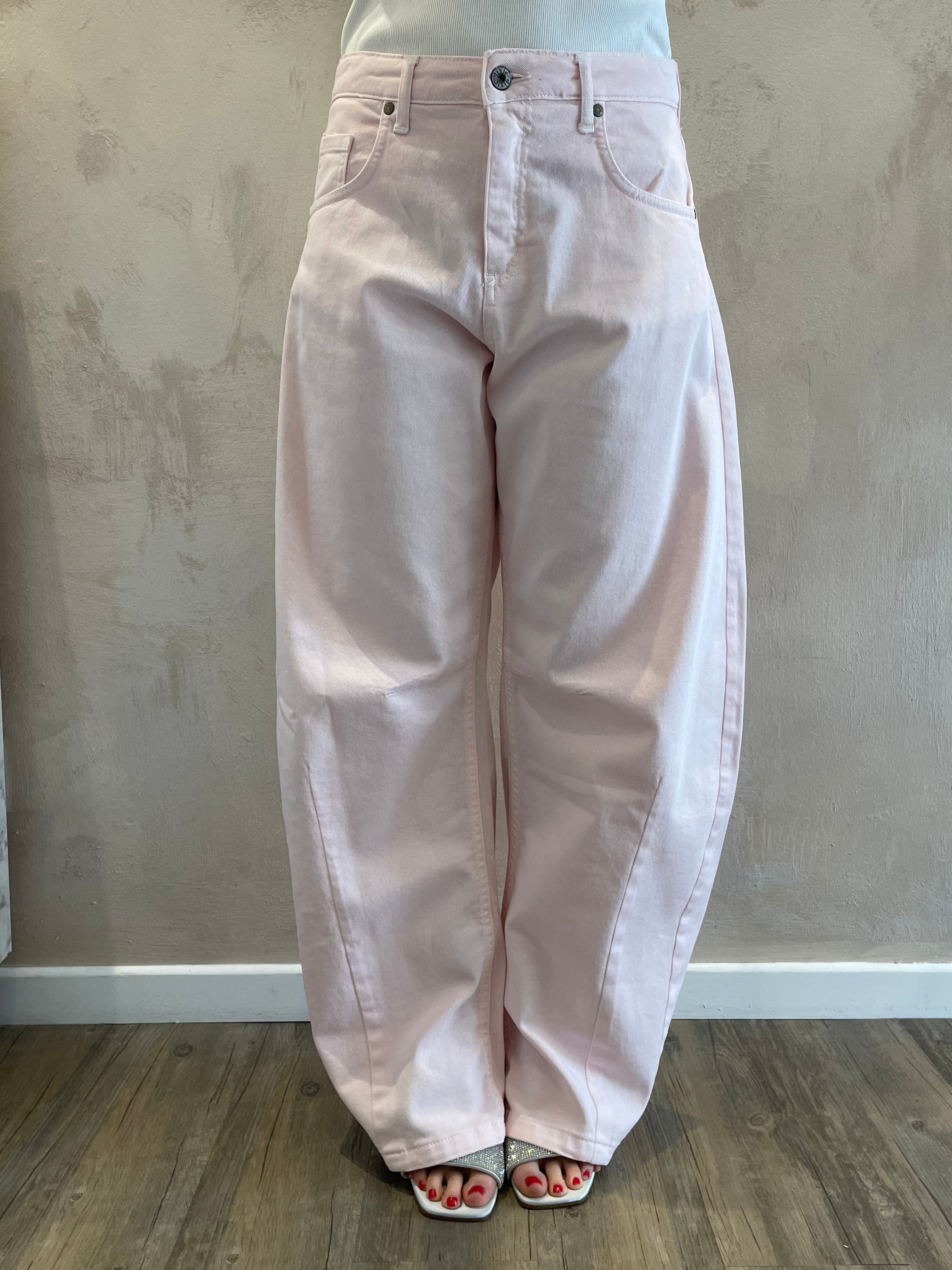 Jeans barrel rosa - Dixie