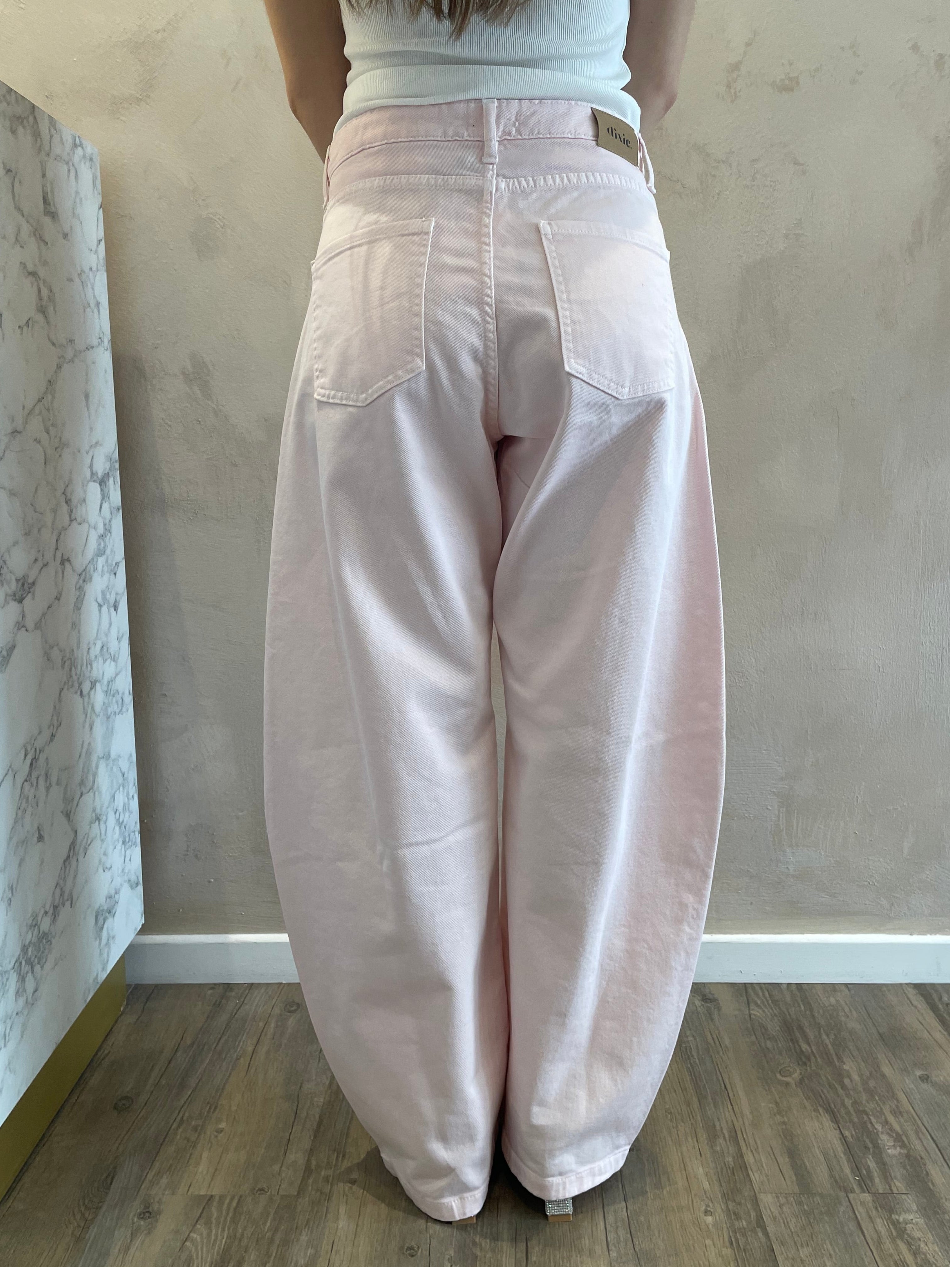 Jeans barrel rosa - Dixie