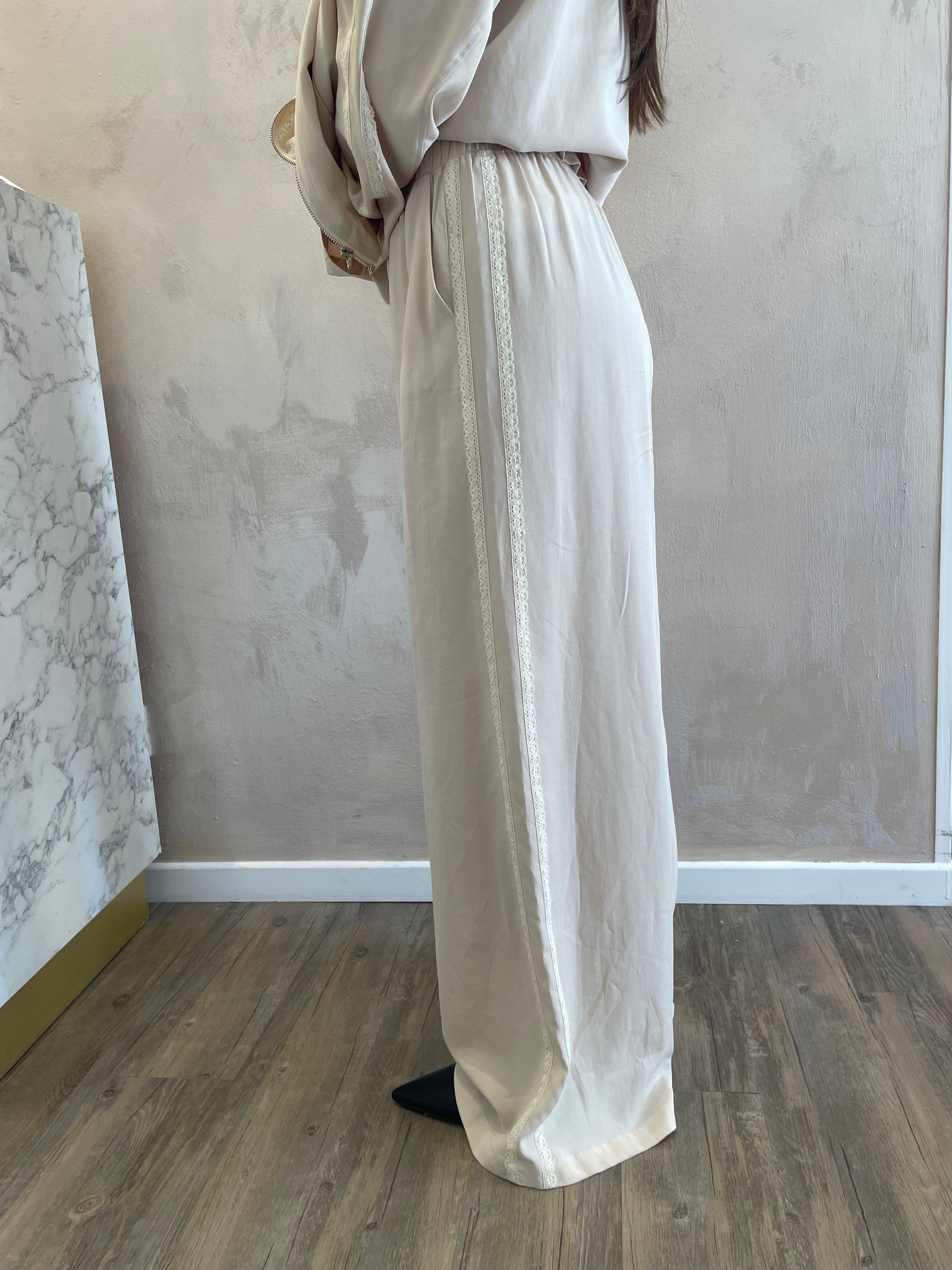 Pantalone dettagli pizzo - Youdecide