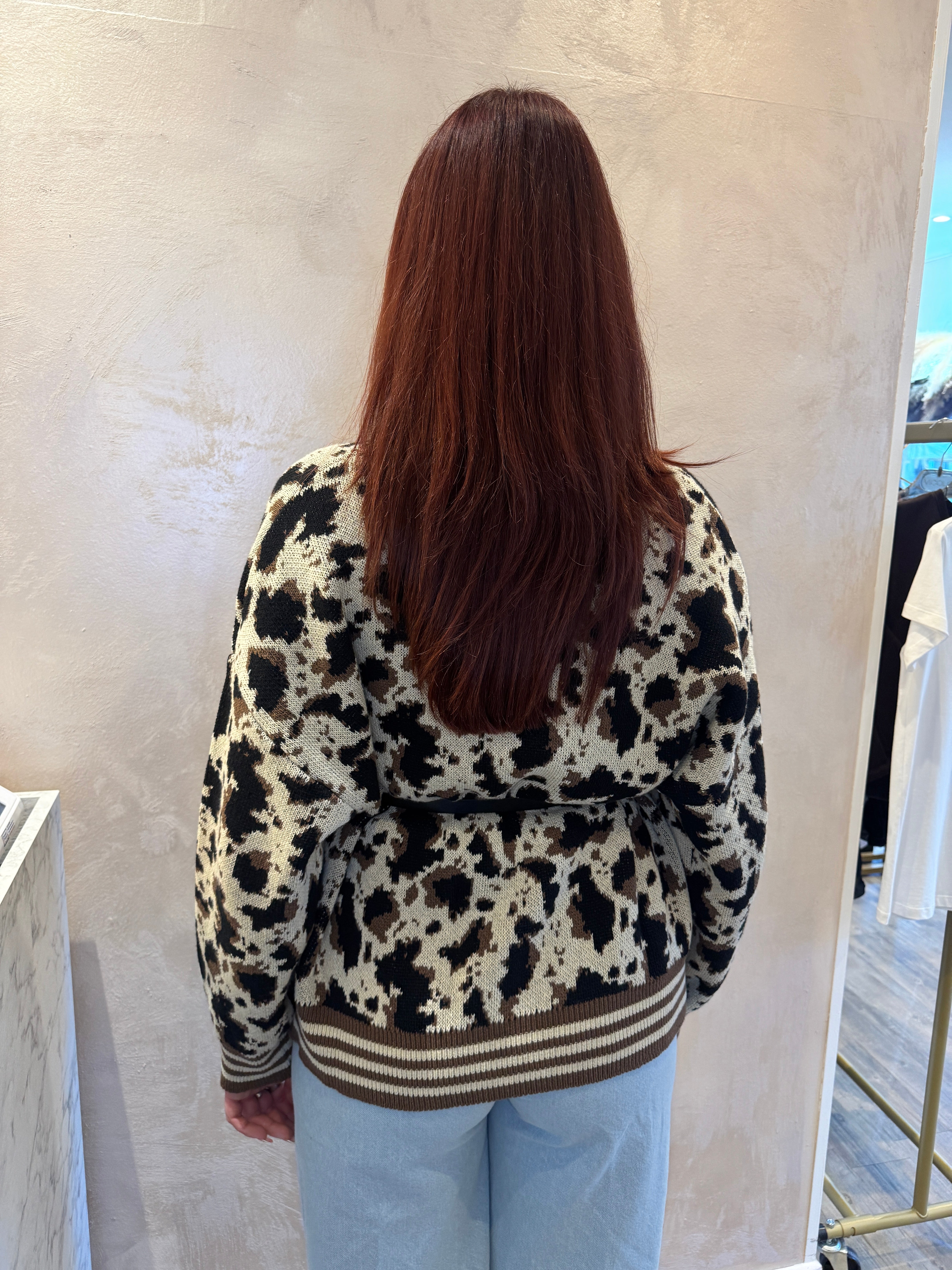 Cardigan Alanui animalier - Vicolo
