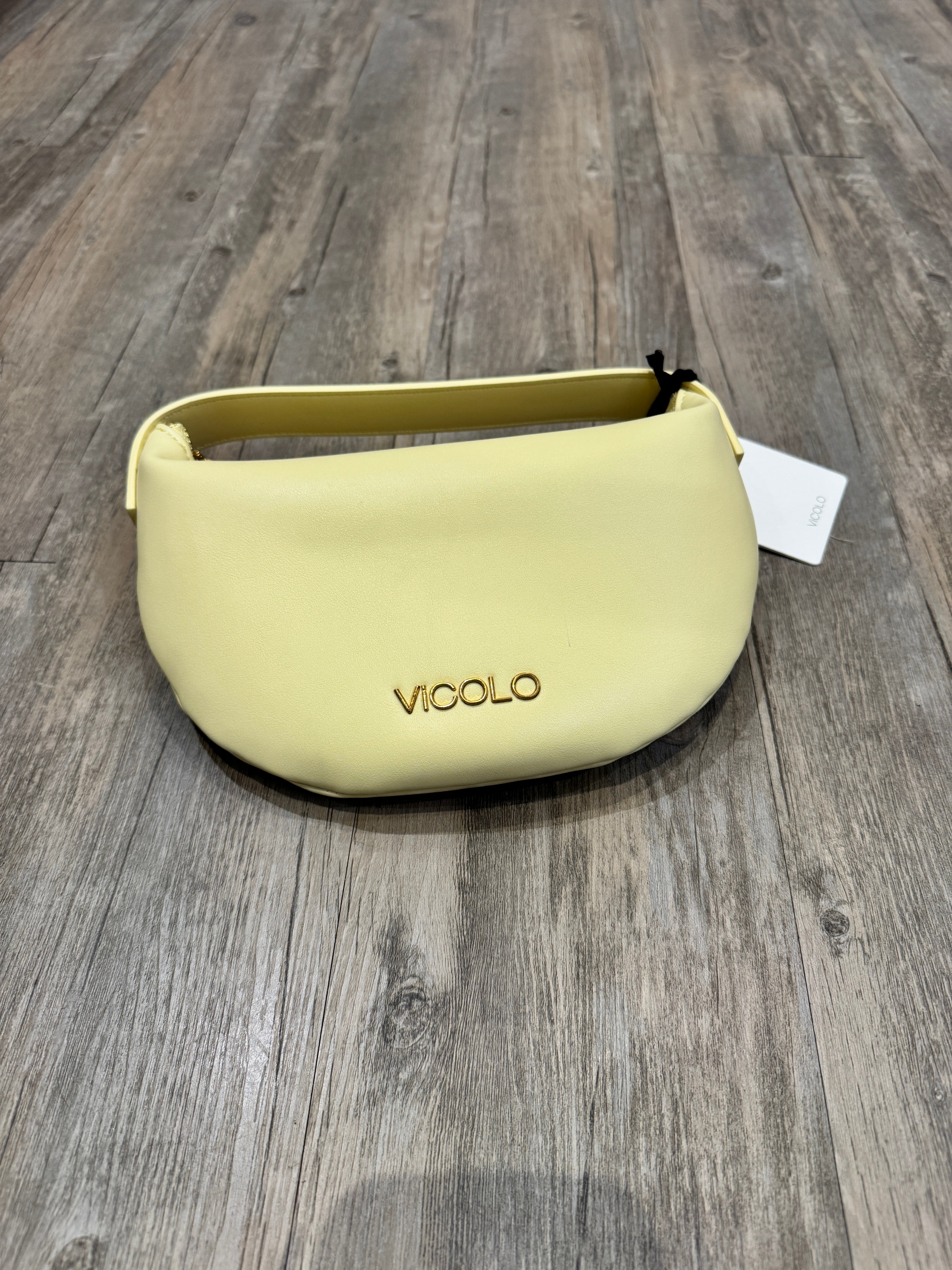 Borsa "croissant" giallo - Vicolo