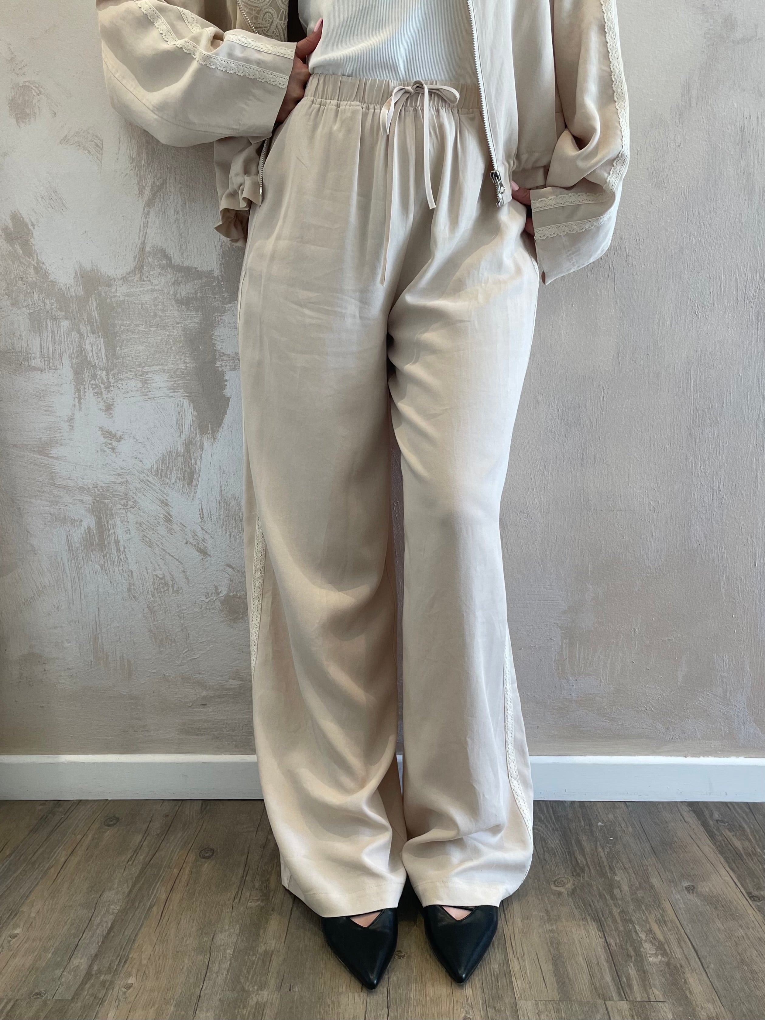 Pantalone dettagli pizzo - Youdecide