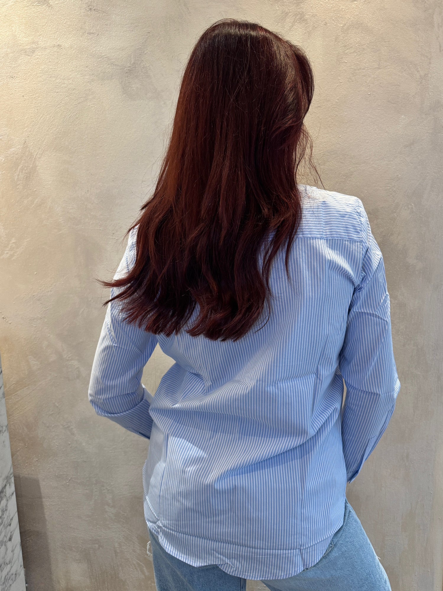 Camicia righe regular fit azzurro - JDY