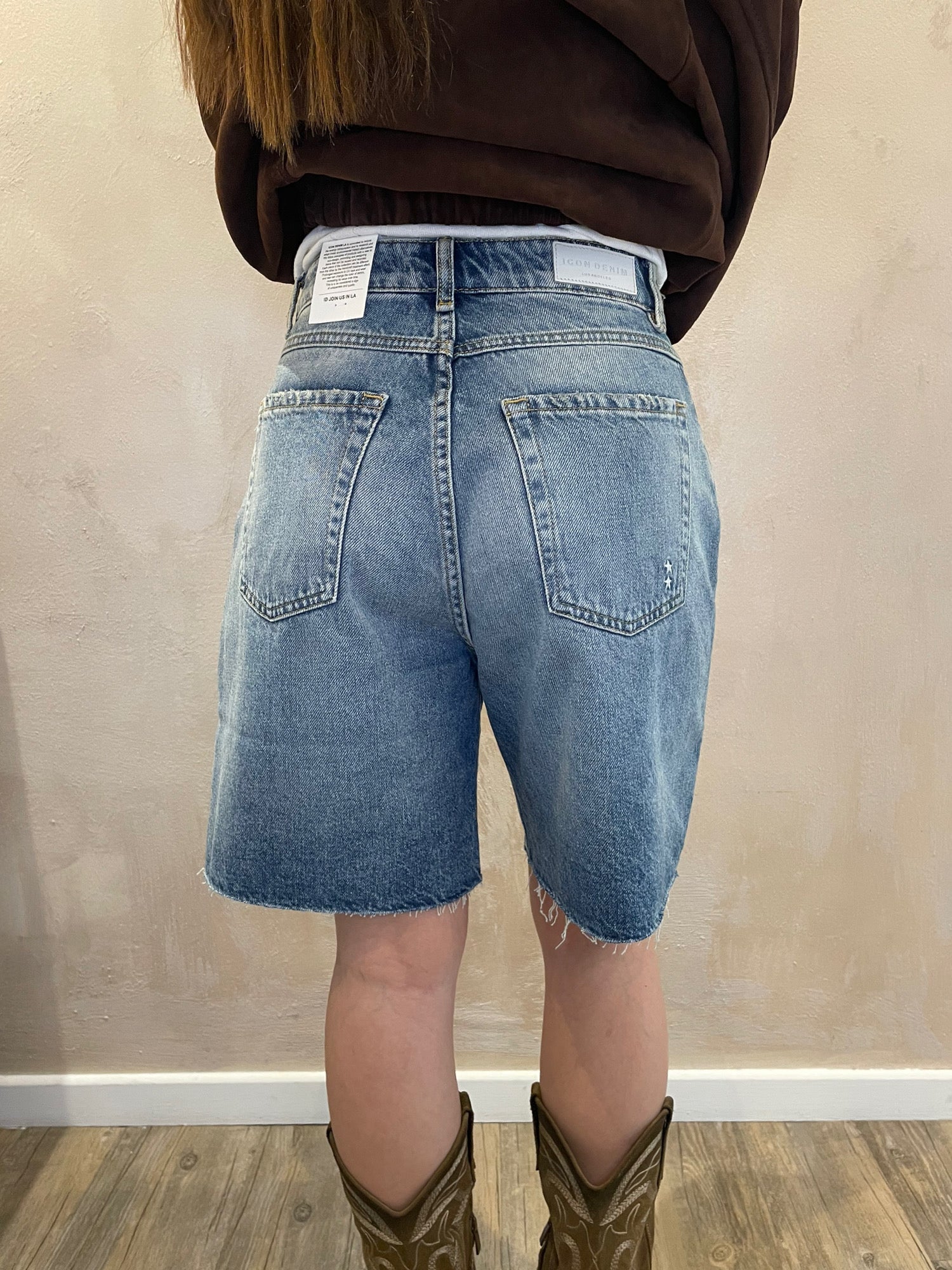 Bermuda "Lea" taglio vivo - Icon Denim