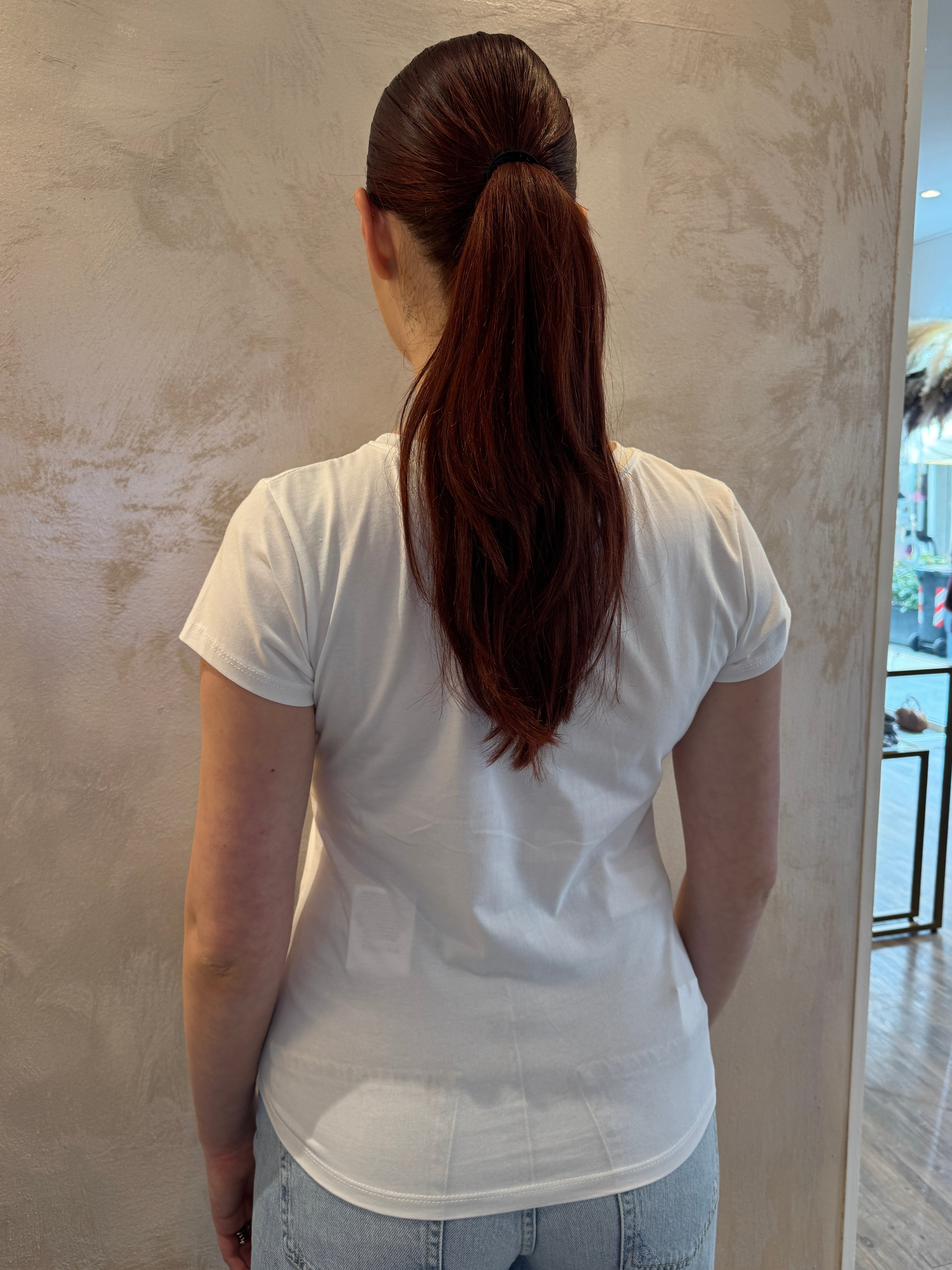 T-shirt "No vabbè"con scritta rosa - VYNEA