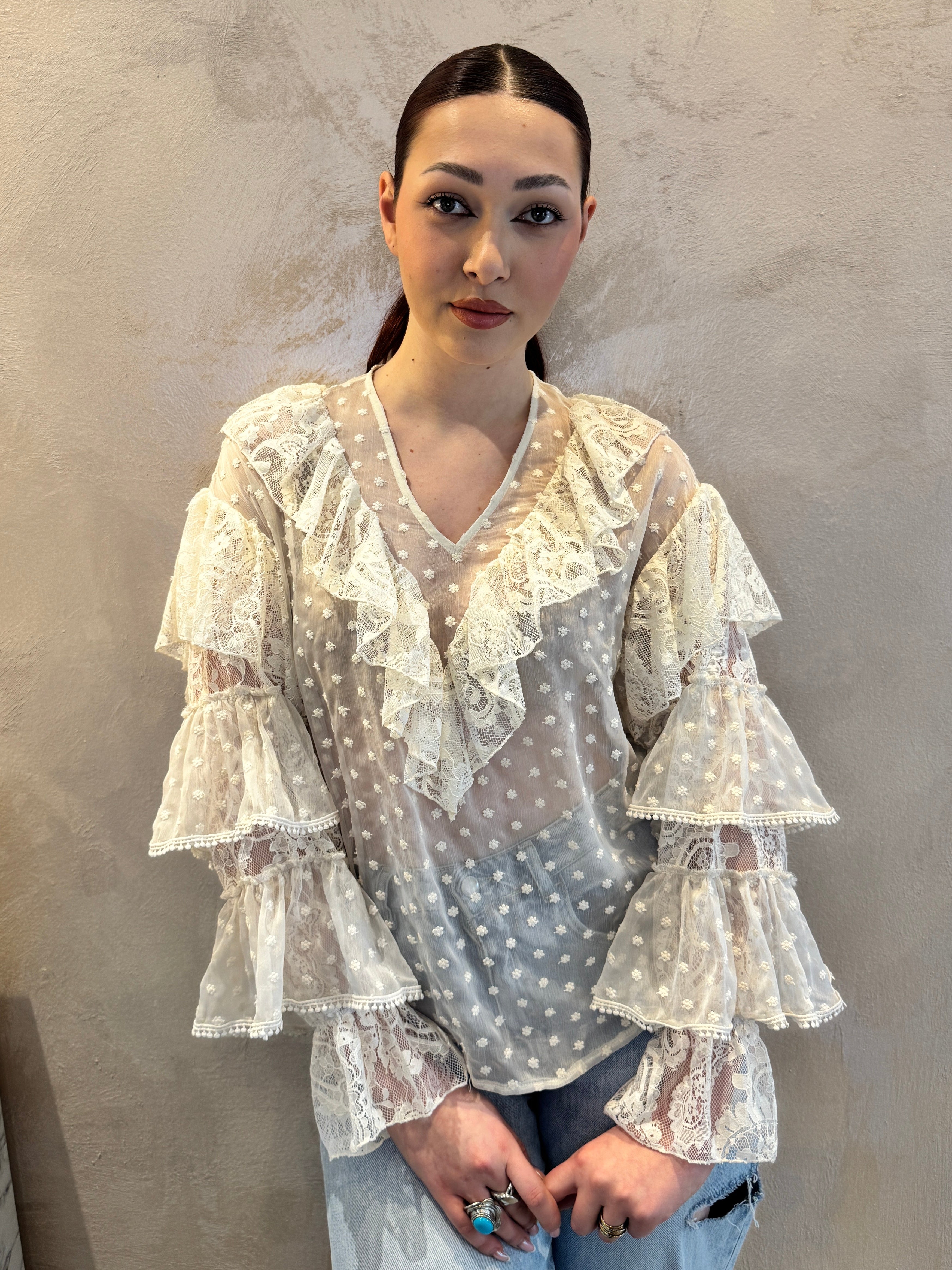 Camicia georgette e rouches - You Decide