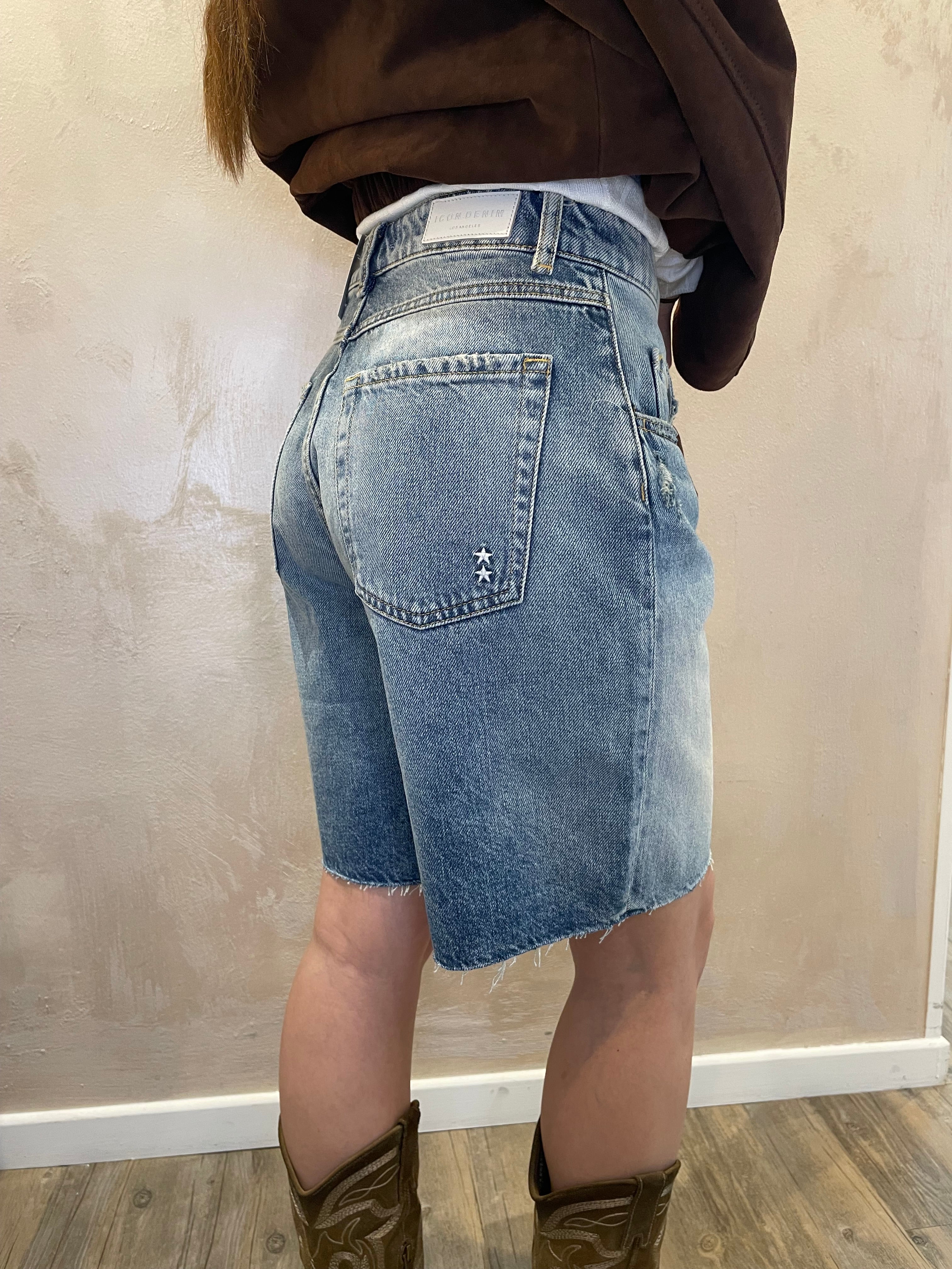 Bermuda "Lea" taglio vivo - Icon Denim