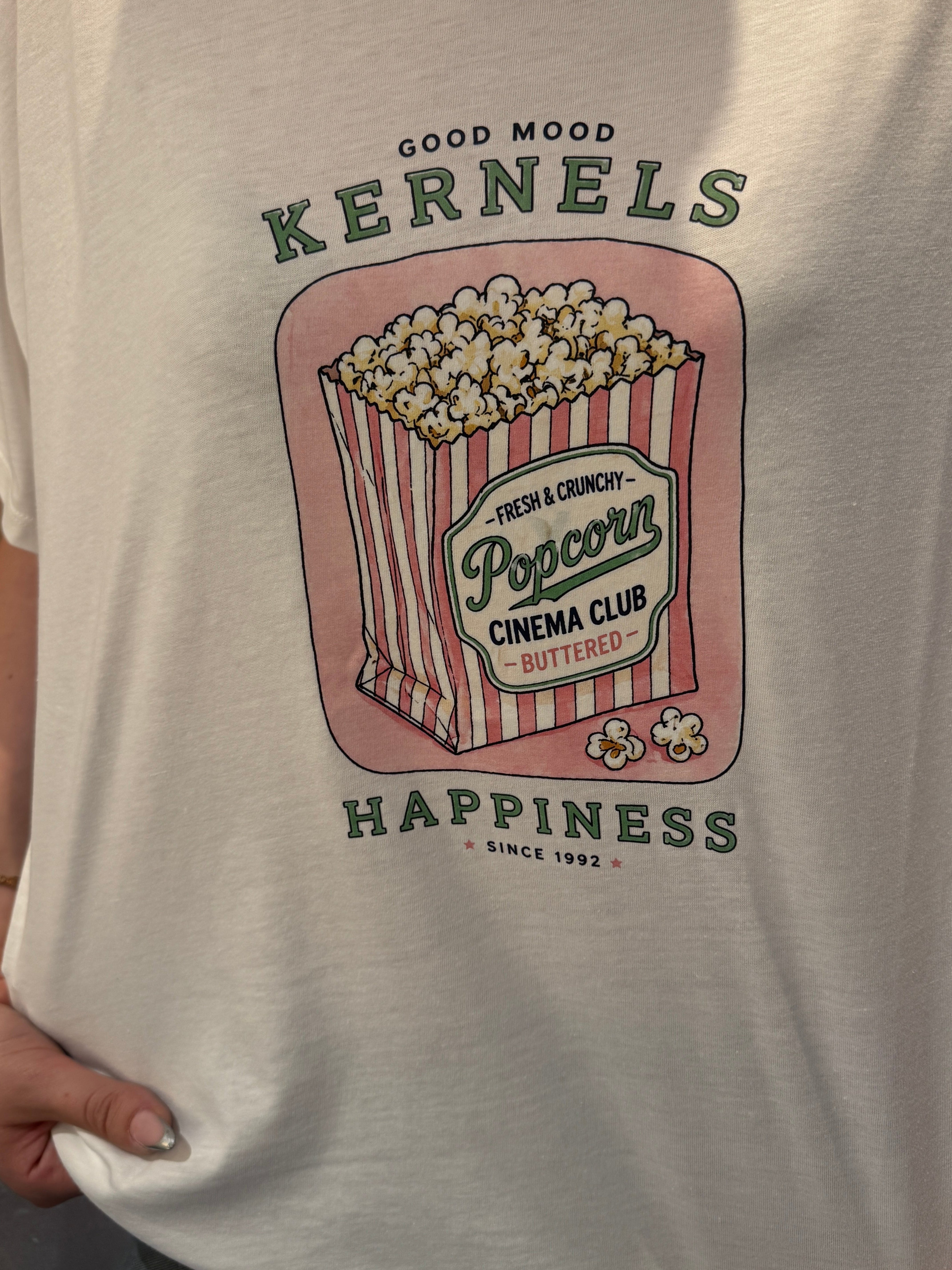 T-shirt fit over stampa pop corn - Vicolo