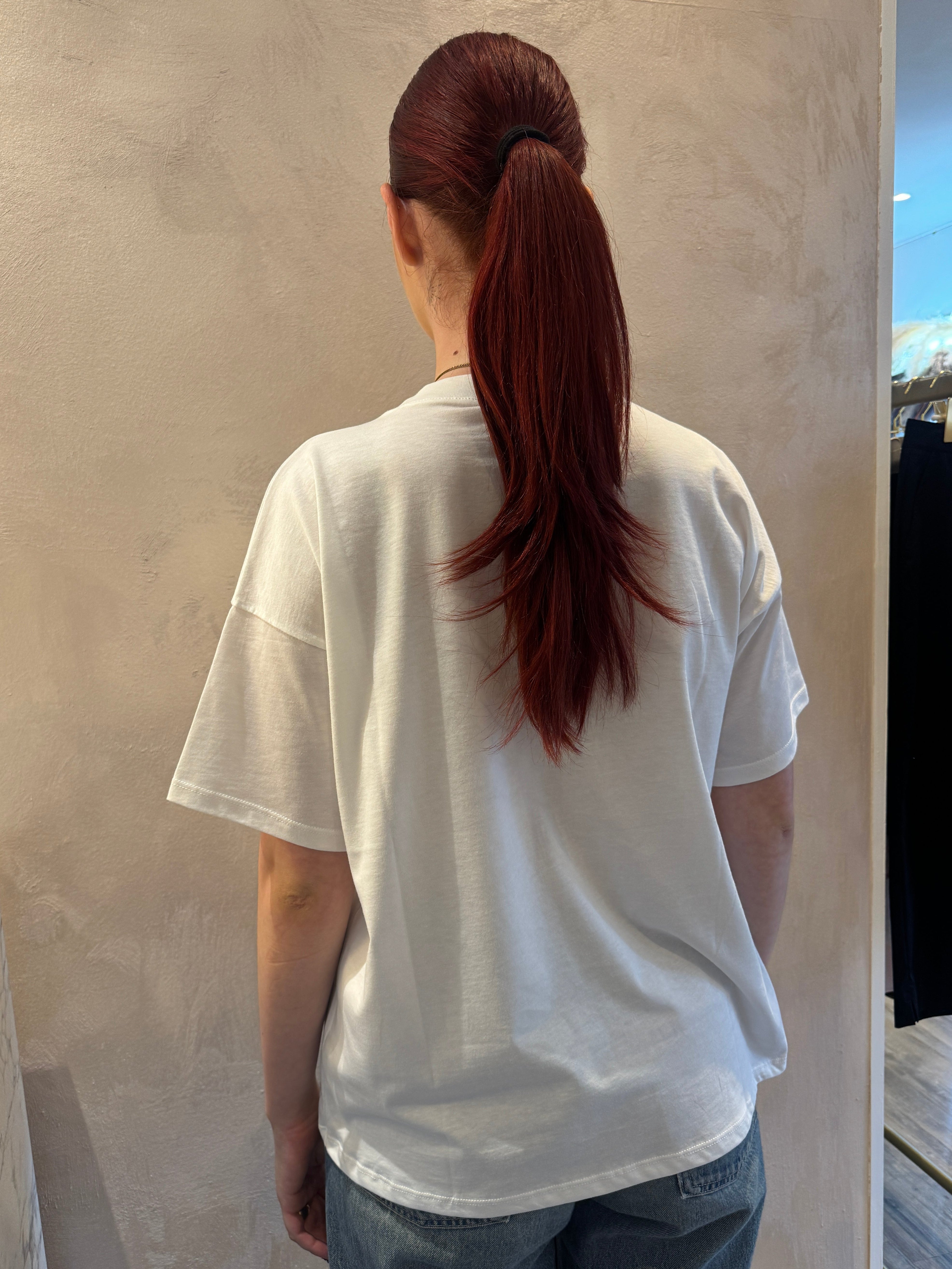 T-shirt fit over stampa pop corn - Vicolo