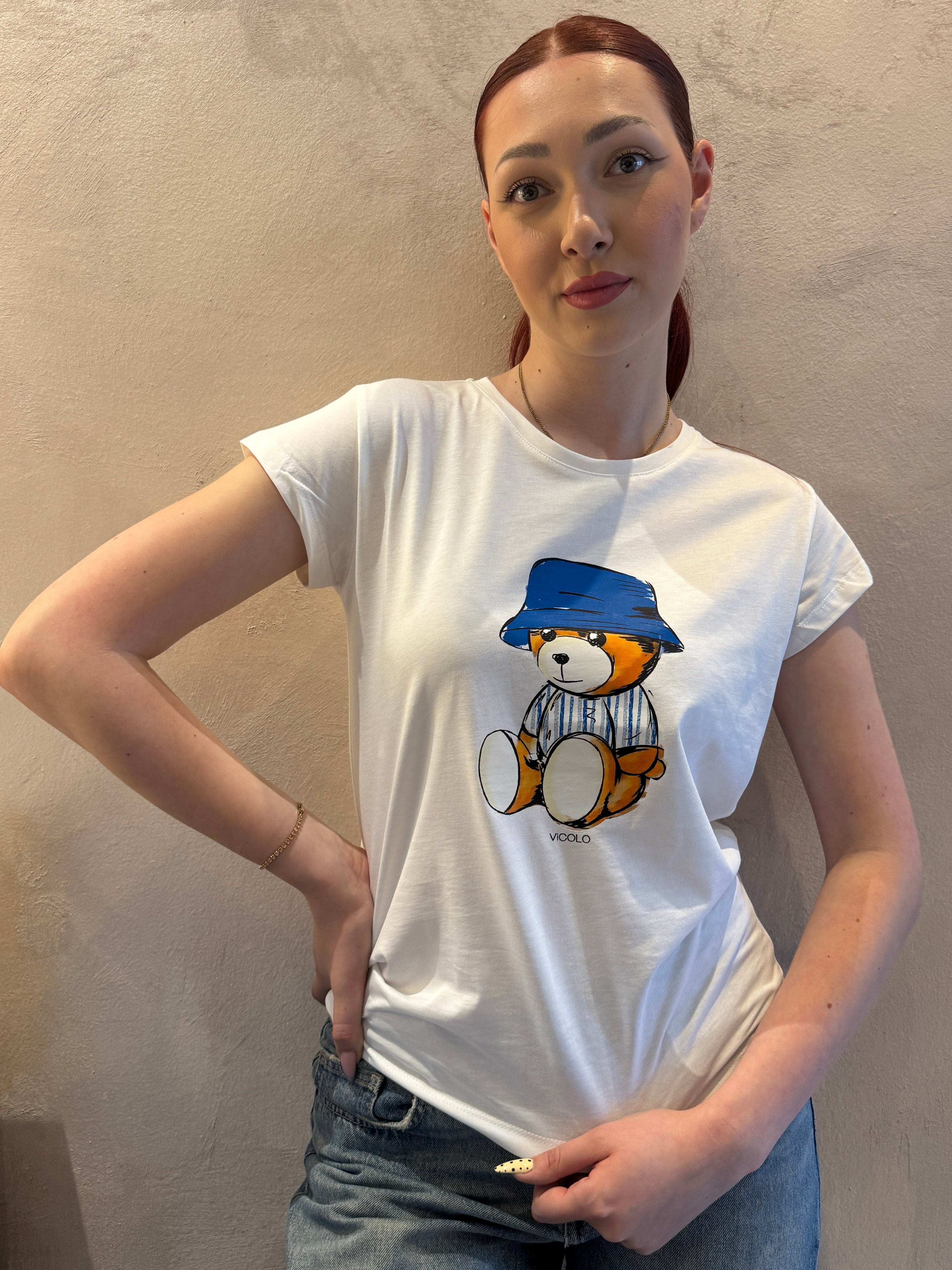 T-shirt regular fit orsetto - Vicolo