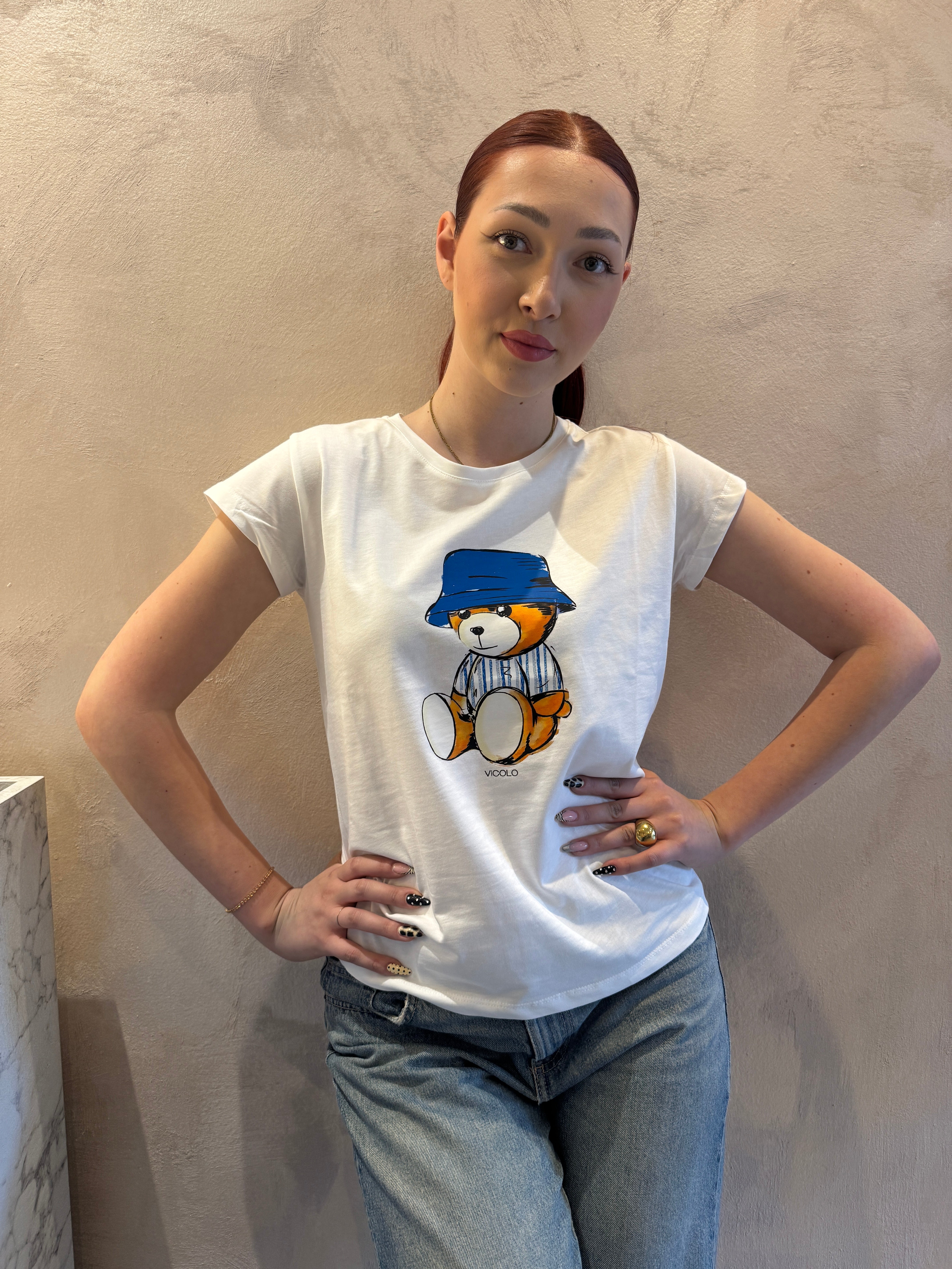 T-shirt regular fit orsetto - Vicolo