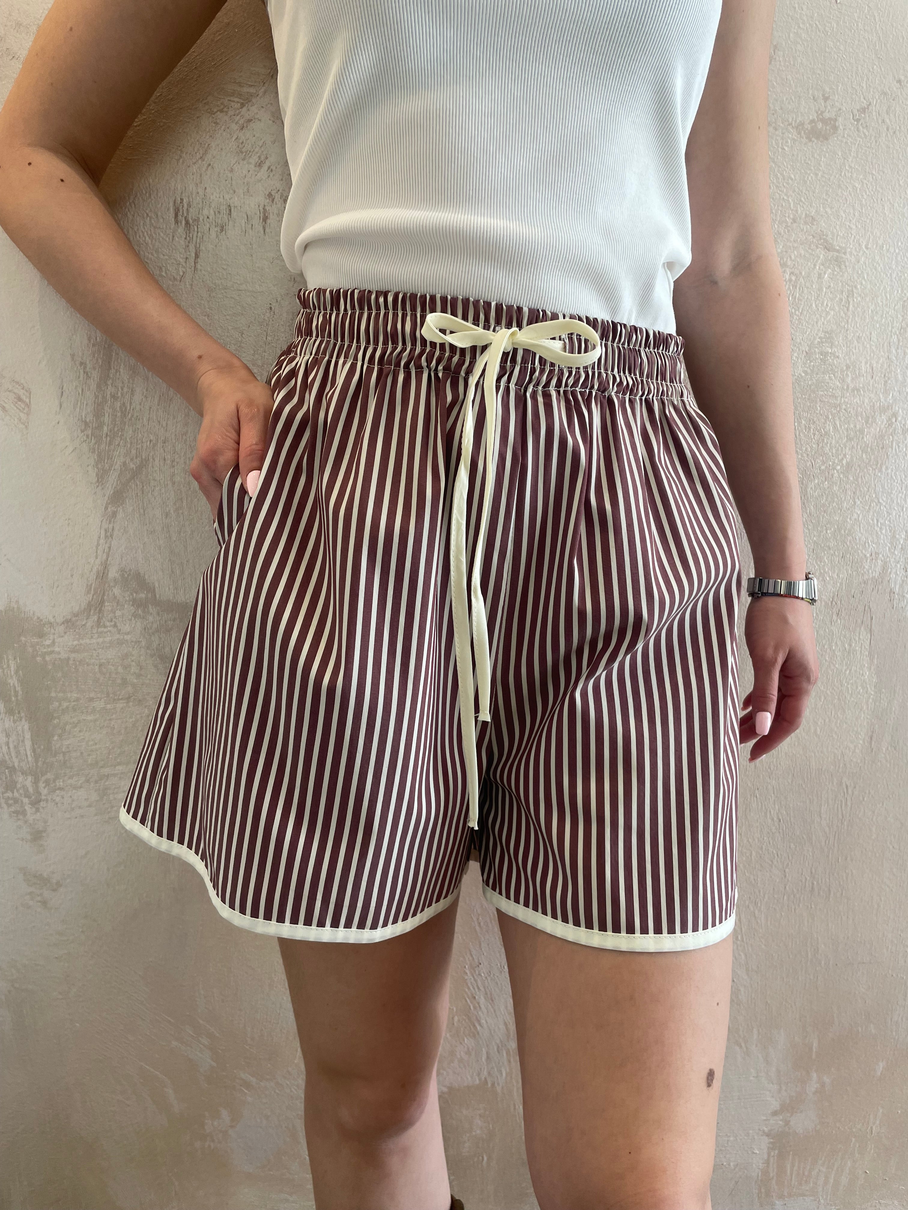Shorts righe india - Vicolo