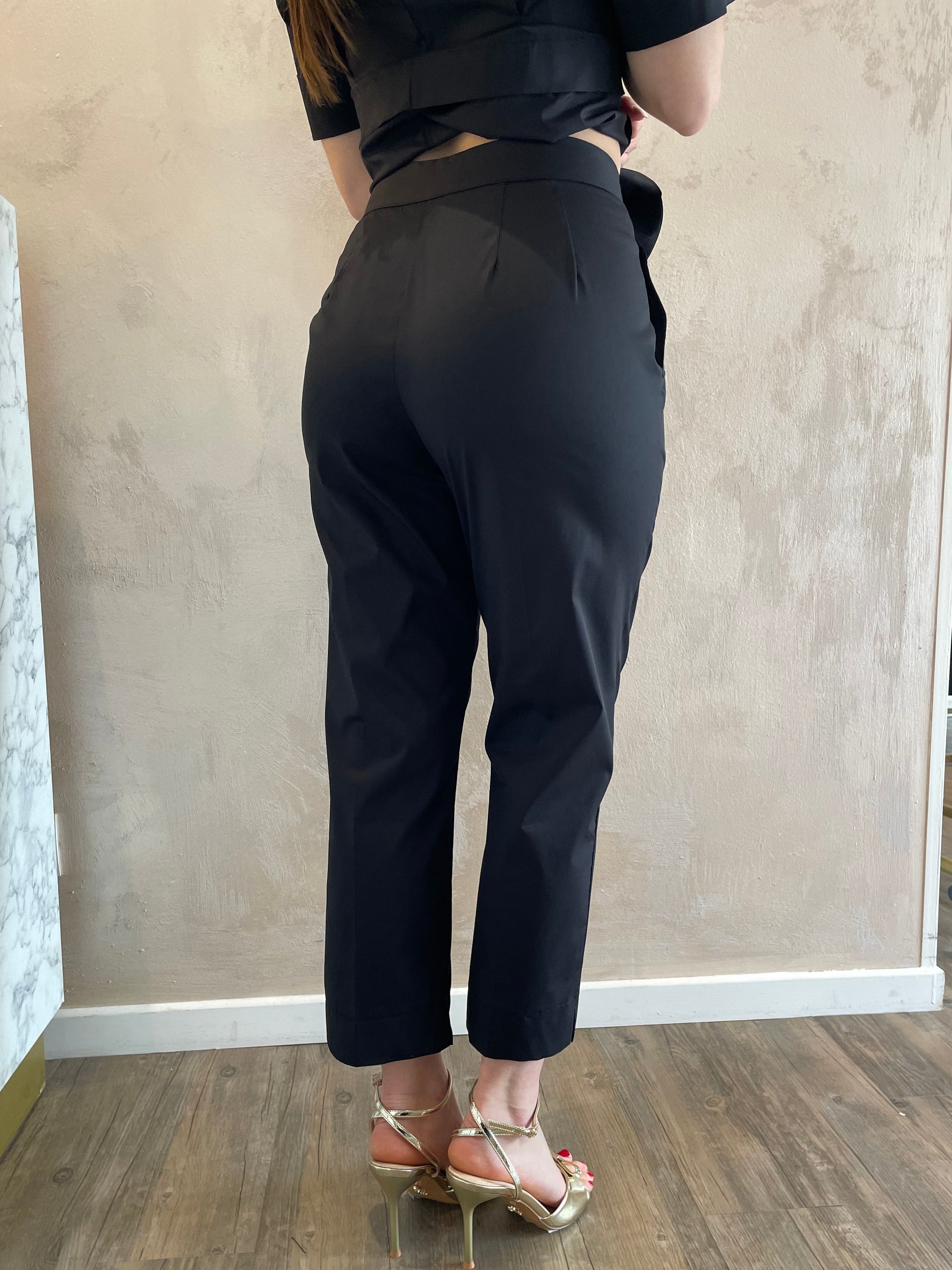 Pantalone chino fit nero - Dixie