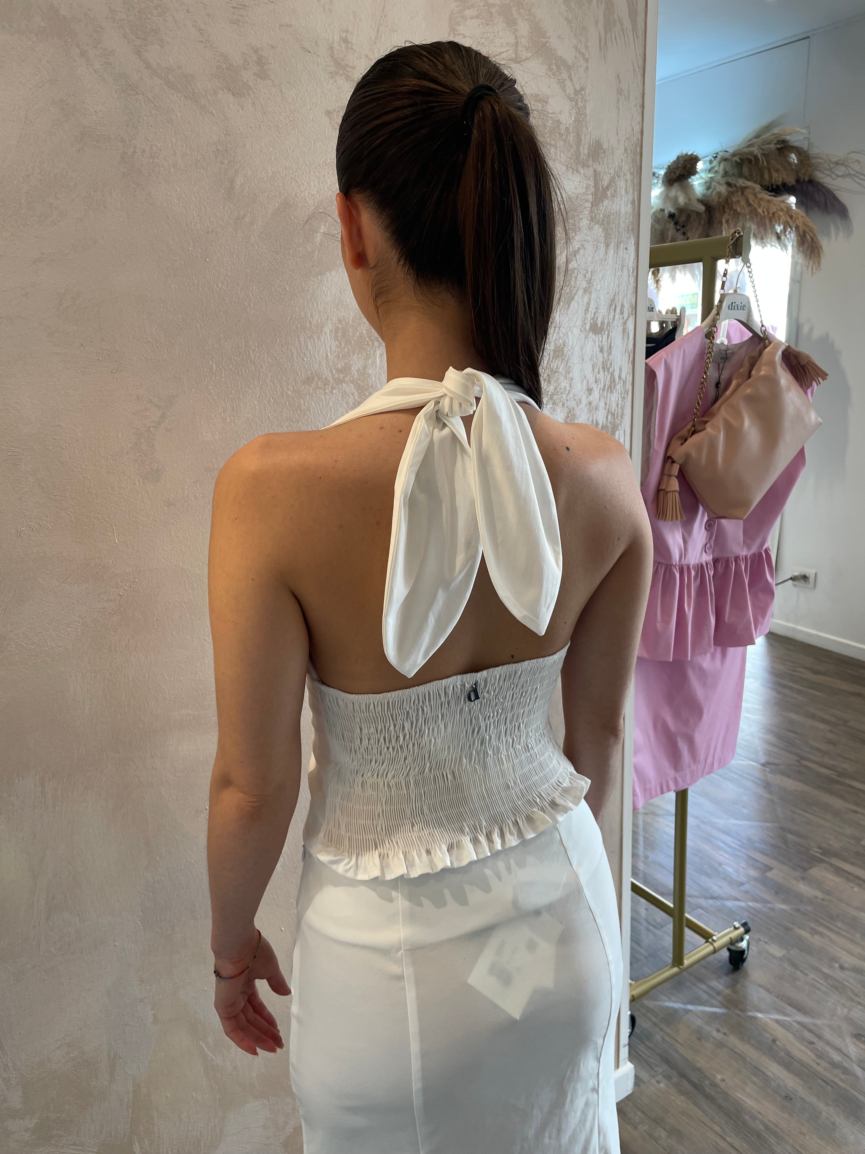 Top halter allacciato sul retro - Dixie