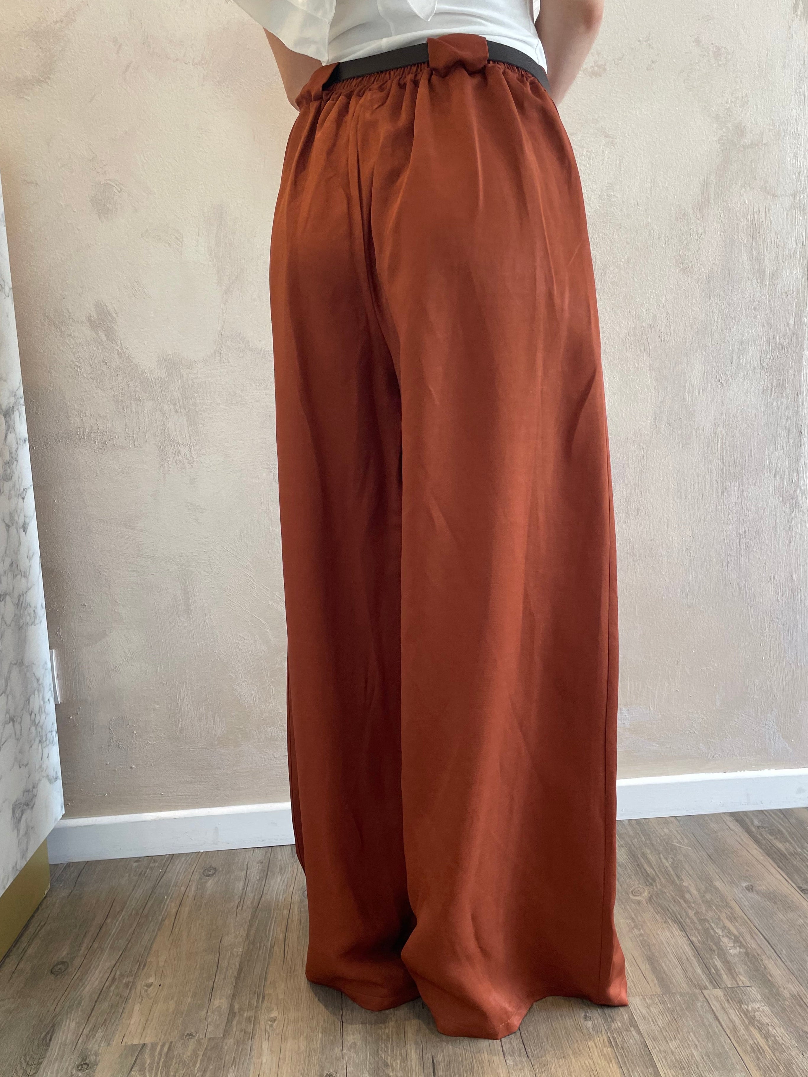 Pantaloni con cintura coccio - Saiph