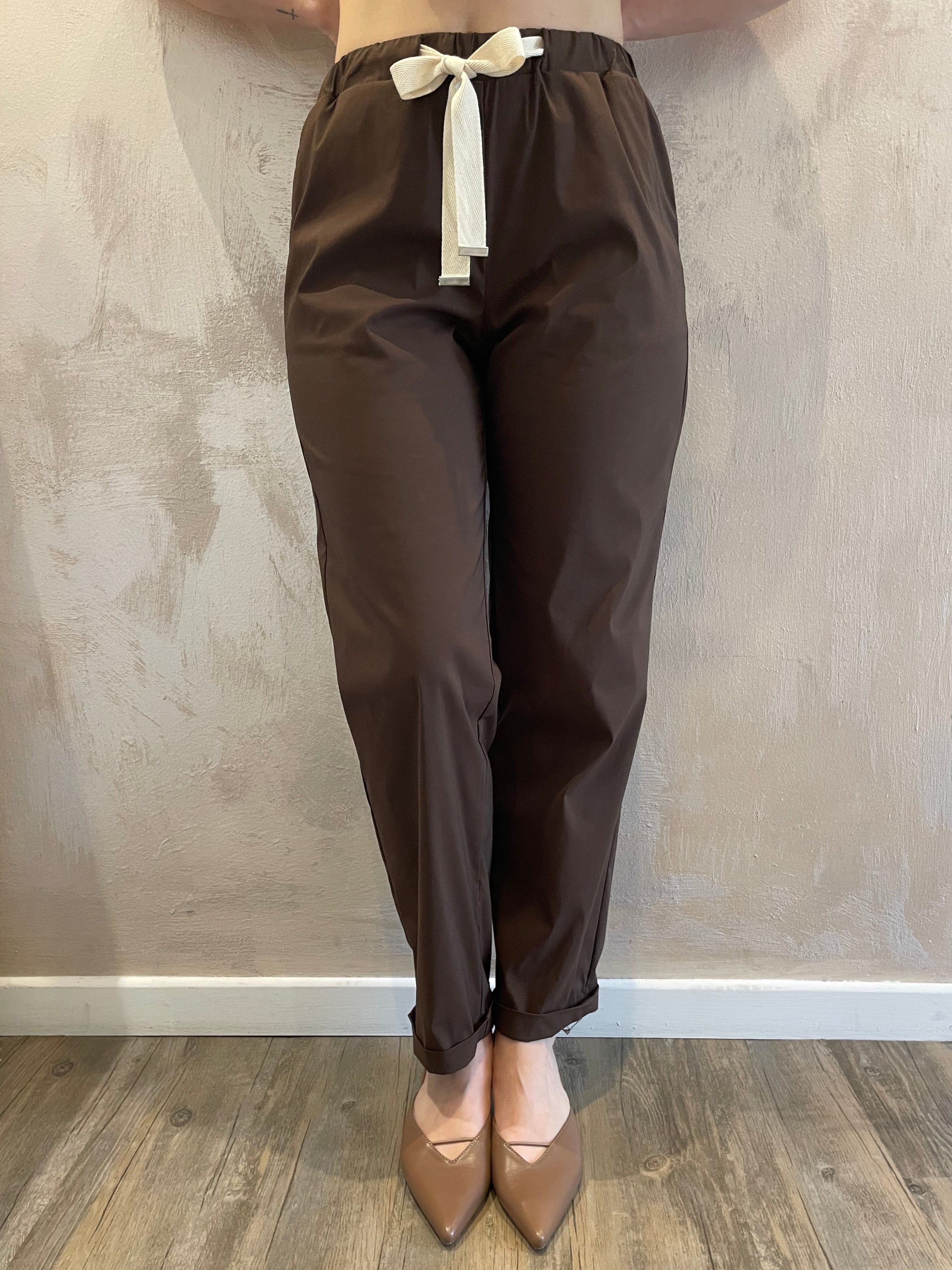 Pantaloni con laccio moro - Vicolo