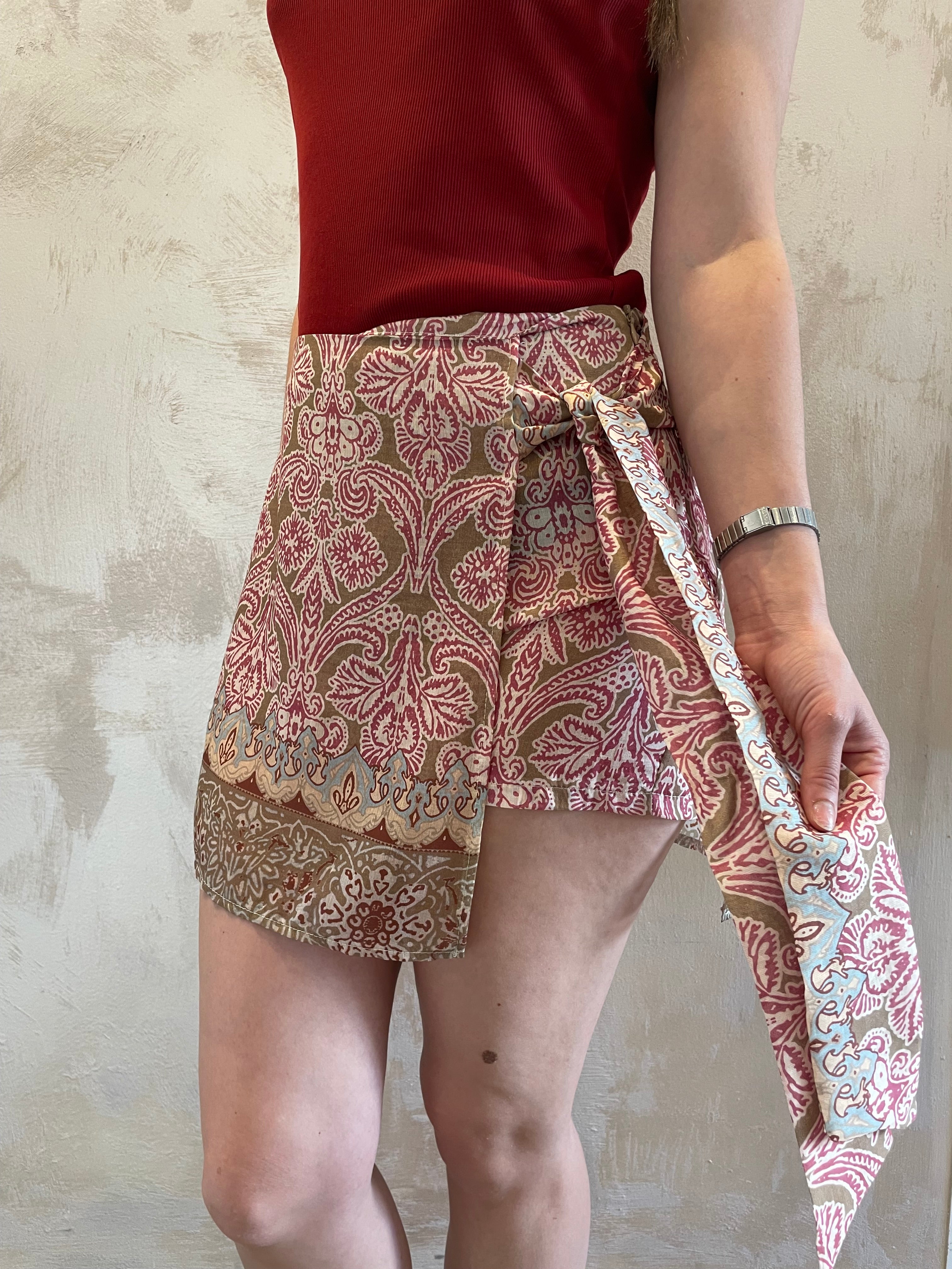 Mini gonna misto lino - Saiph