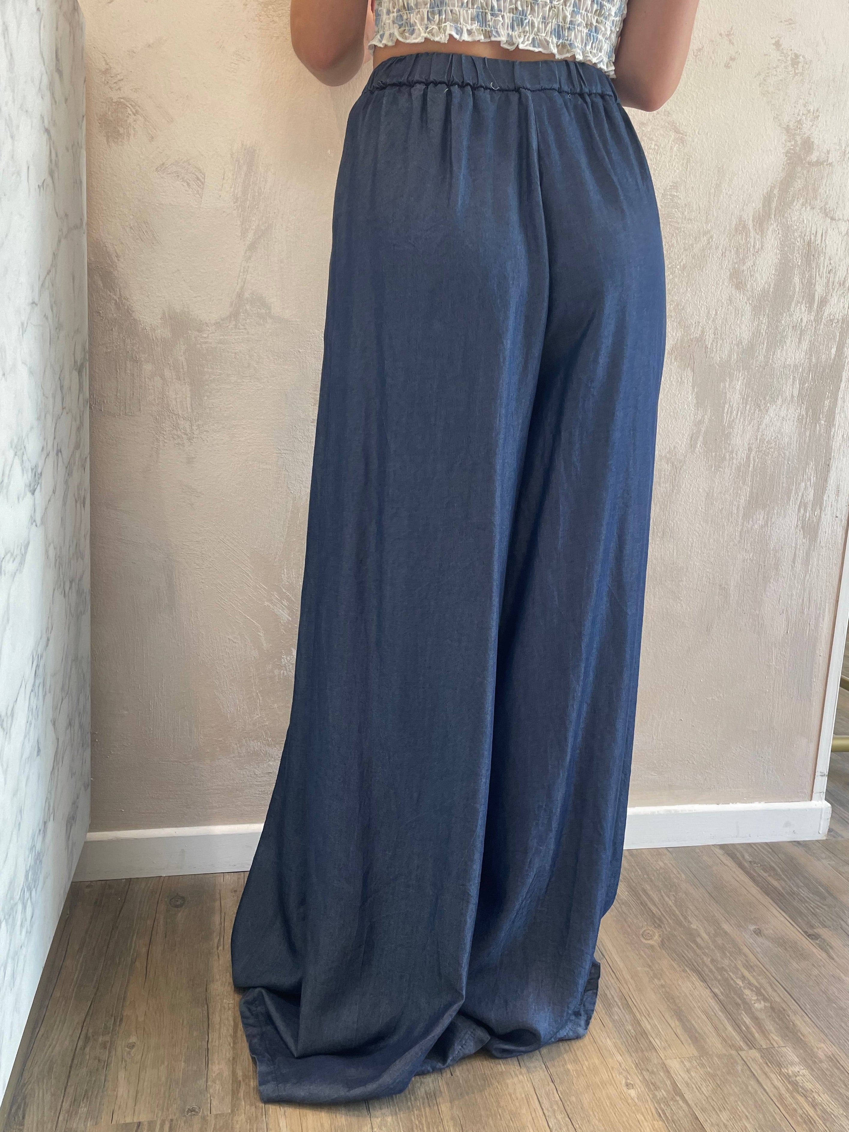 Pantaloni chambray - Saiph